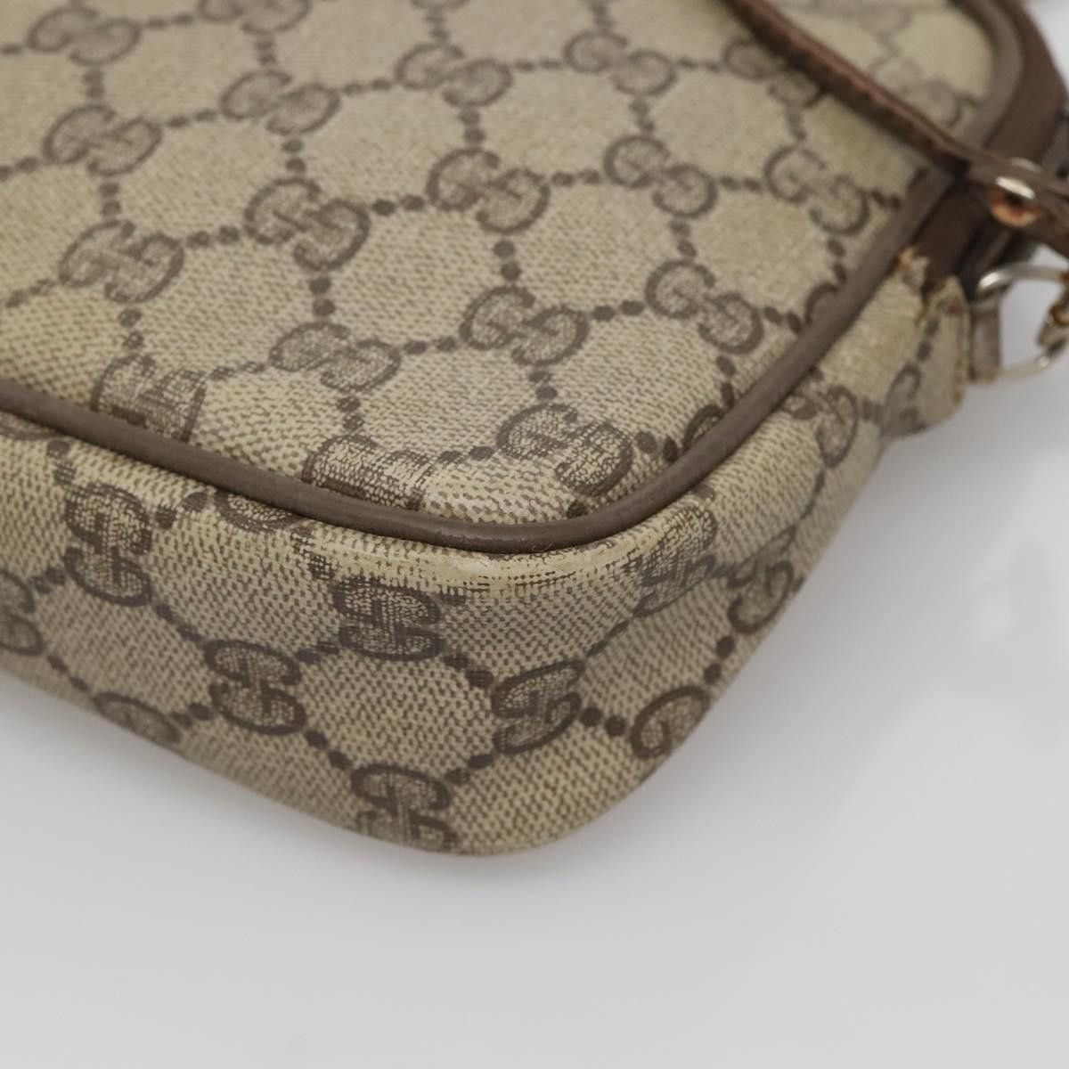 Gucci GUCCI GG Supreme Shoulder Bag Pvc Beige Gold 56 02 068 Size ONE SIZE - 13 Thumbnail
