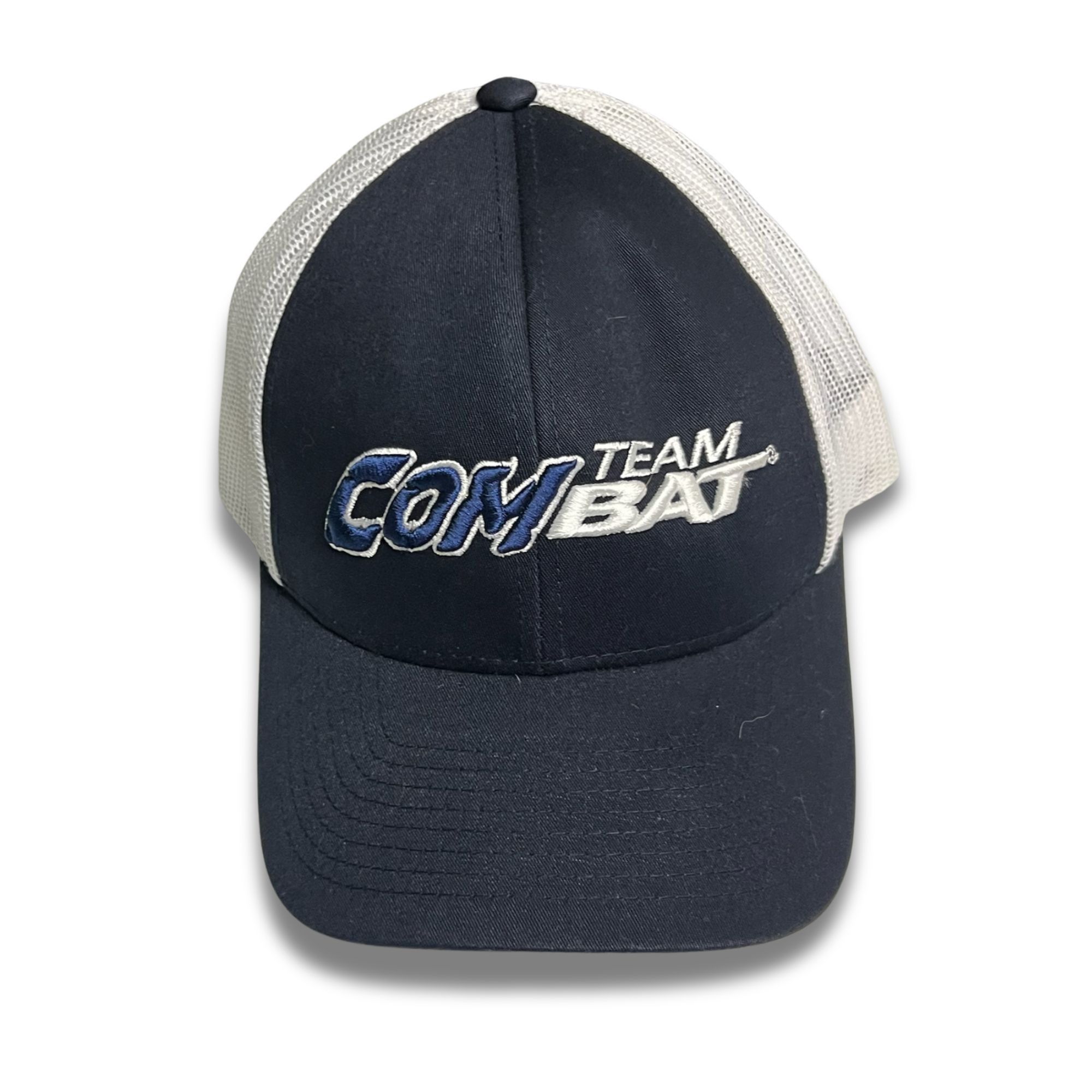 Other Team Combat Trucker Hat Navy Blue Mesh Snapback Adjustable P Size ONE SIZE - 2 Thumbnail