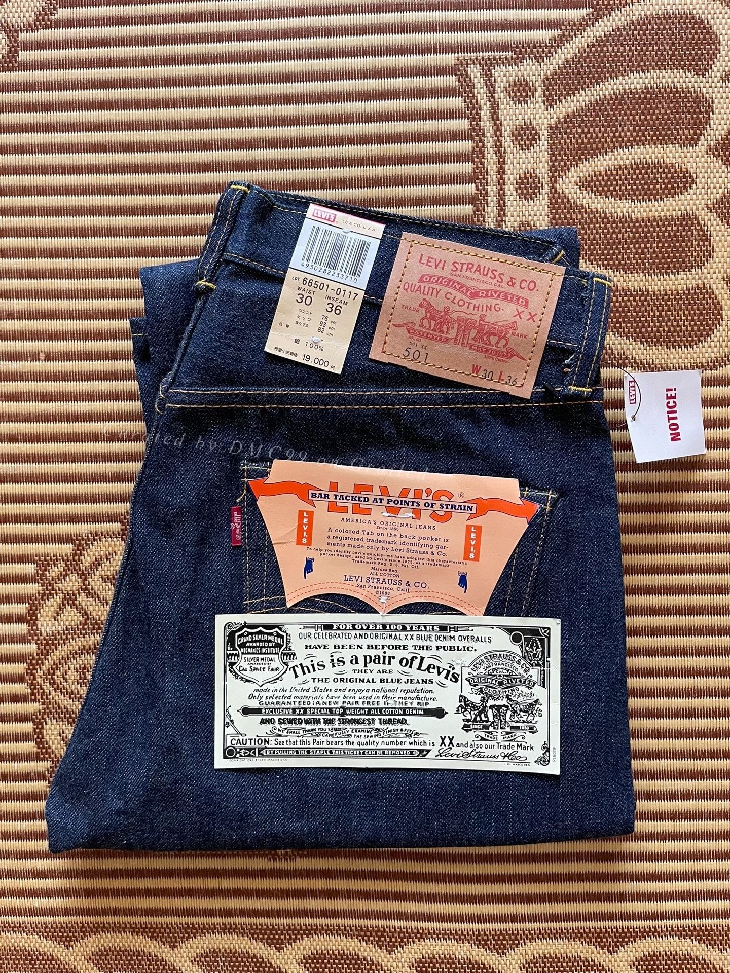 Levi's Vintage Clothing Levi's LVC 501 1966 60s Size US 30 / EU 46 - 1 Thumbnail