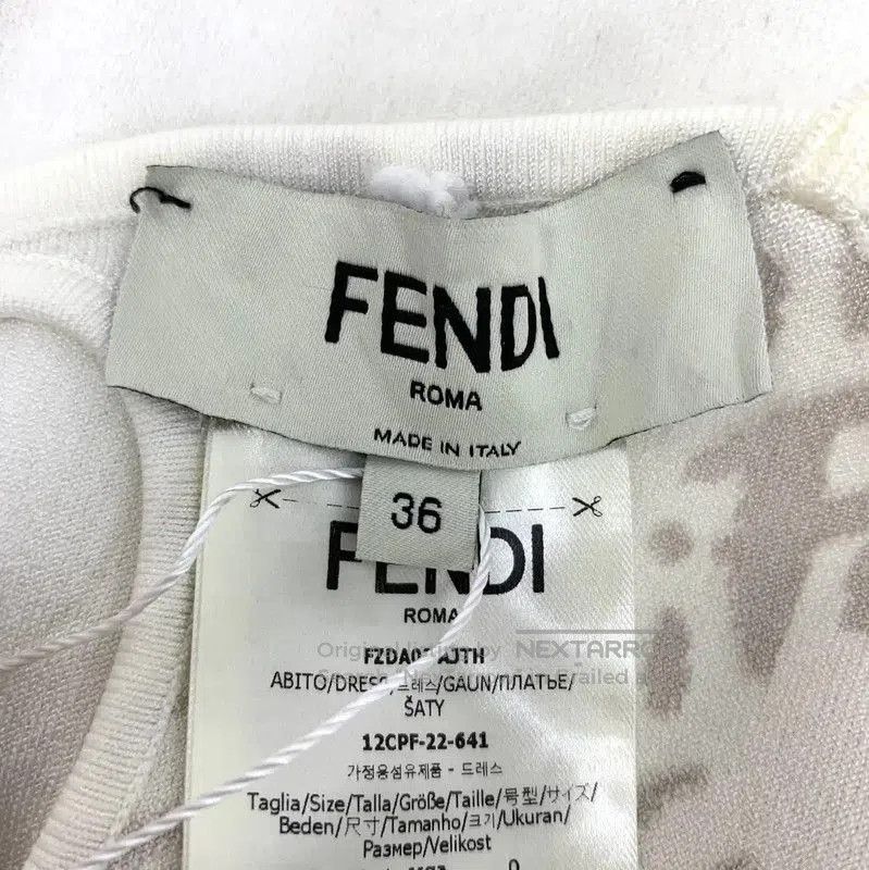 Fendi Fendi Cream White Women's Dress Size XS . Size XS / US 0-2 / IT 36-38 - 6 Thumbnail