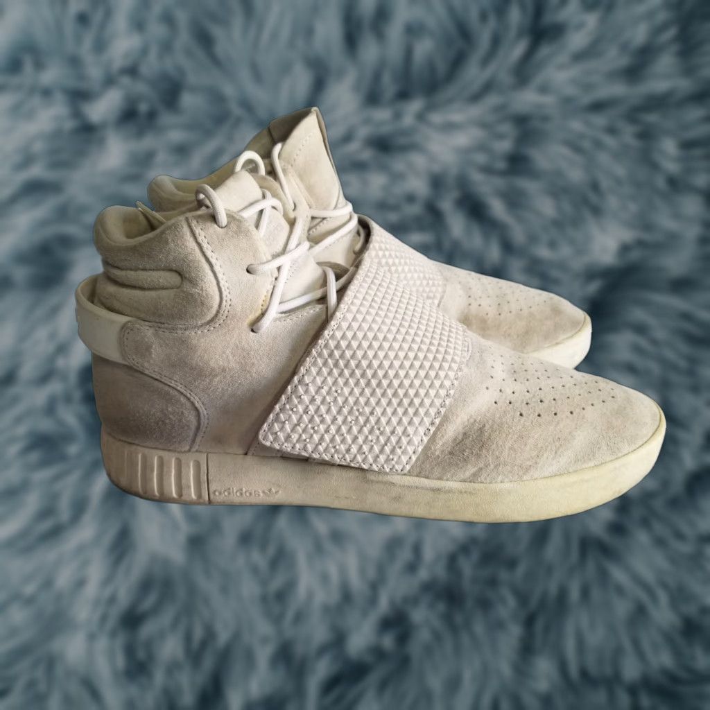 Adidas Adidas Tubular Invader Sneaker Men 10 Gray Straps Leather Upper Leather Outsole M Shoes BB5038 Size US 10 / EU 43 - 1 Thumbnail