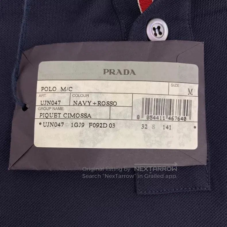 Prada Prada Dark blue cotton lapel single-breasted short-sleeved Size US M / EU 48-50 / 2 - 7 Thumbnail