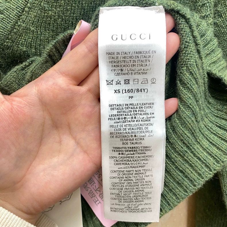 Gucci Gucci 23ss horse button cashmere cardigan jacket 2505-Nexta Size XS / US 0-2 / IT 36-38 - 4 Thumbnail