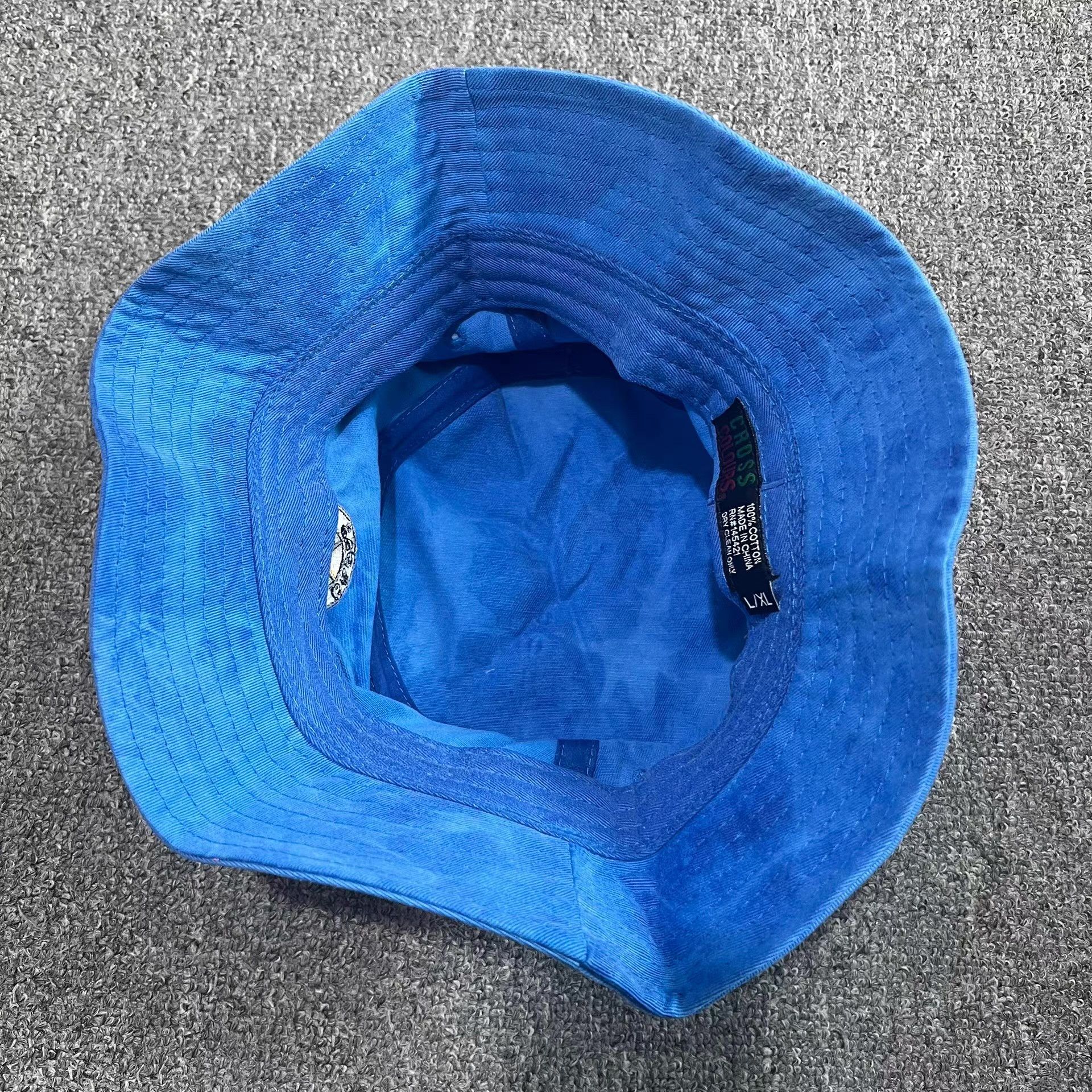 Cross Colours Cross Colours Embroidered Washed Tie-Dye Bucket Hat Q7 Size ONE SIZE - 6 Thumbnail