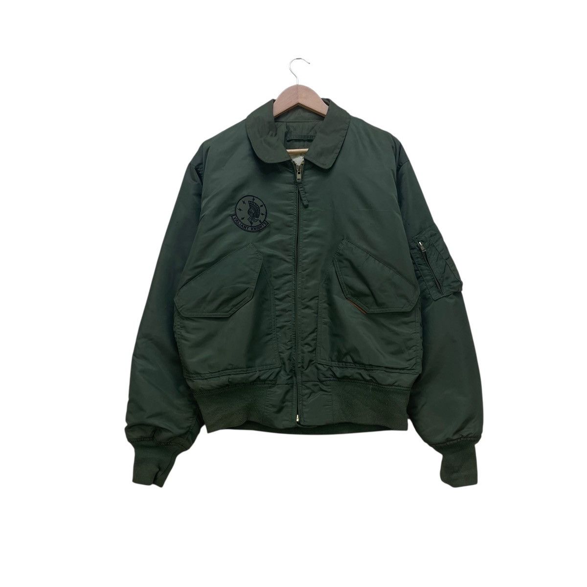 Alpha Industries 💥Vintage Cwu 45p Military Bomber Jacket Size US M / EU 48-50 / 2 - 1 Thumbnail