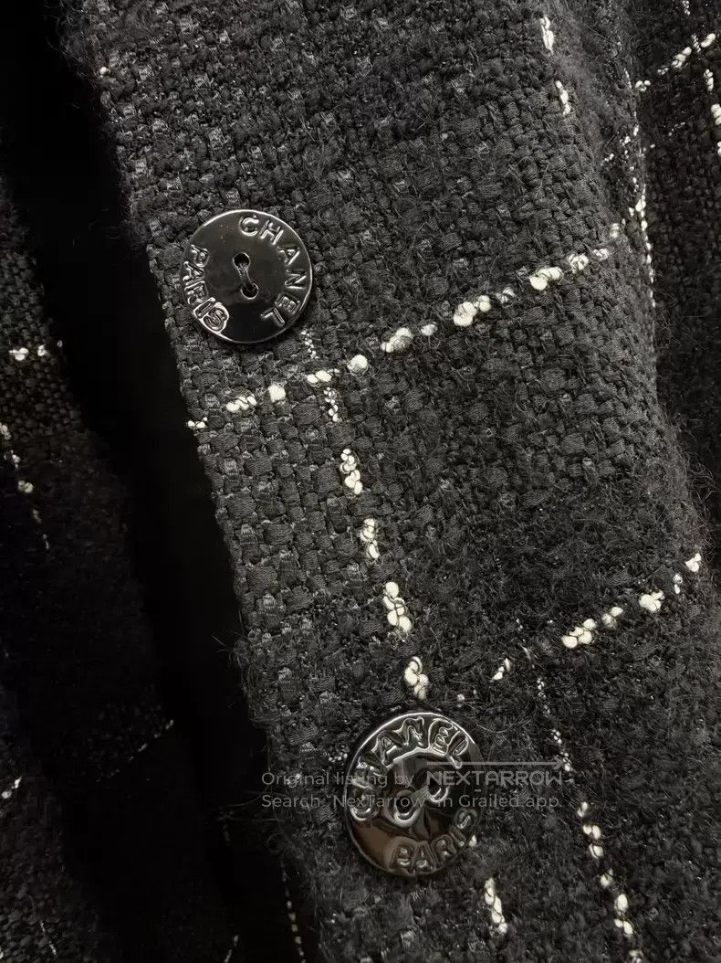 Chanel Chanel Plaid knitted jacket Size XS / US 0-2 / IT 36-38 - 3 Thumbnail