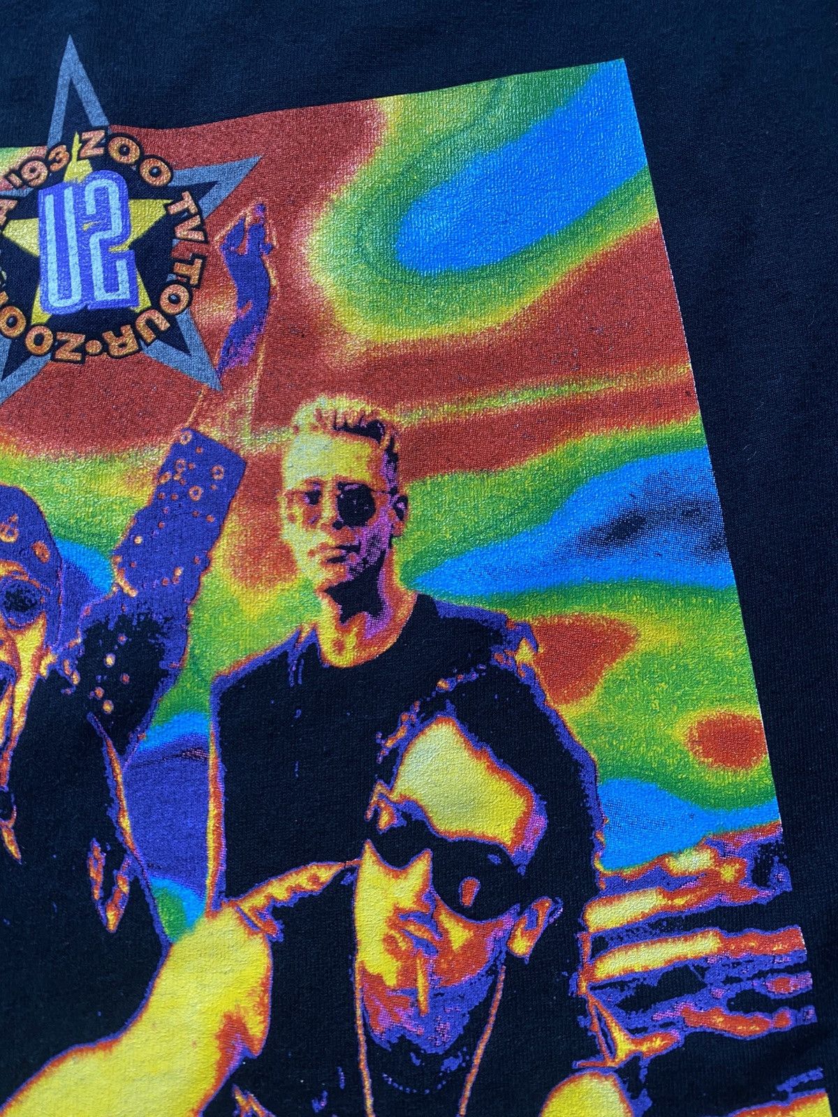 Band Tees × Vintage Vintage 1993 U2 ZooRopa European Tour 90s T-Shirt VNG L Size US L / EU 52-54 / 3 - 3 Thumbnail