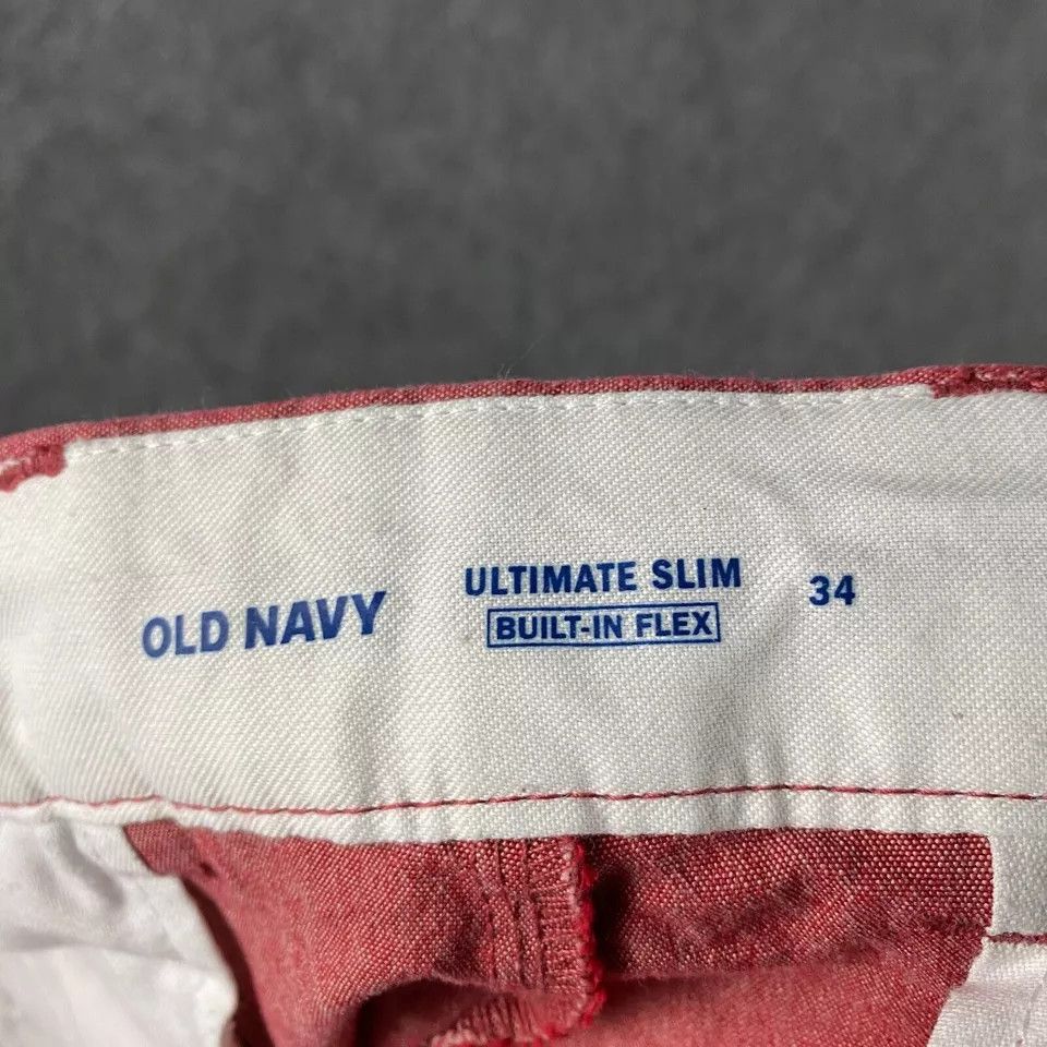 Old Navy Old Navy Chino Shorts Men's 34 Ultimate Slim Cotton Adults Size US 34 / EU 50 - 5 Thumbnail