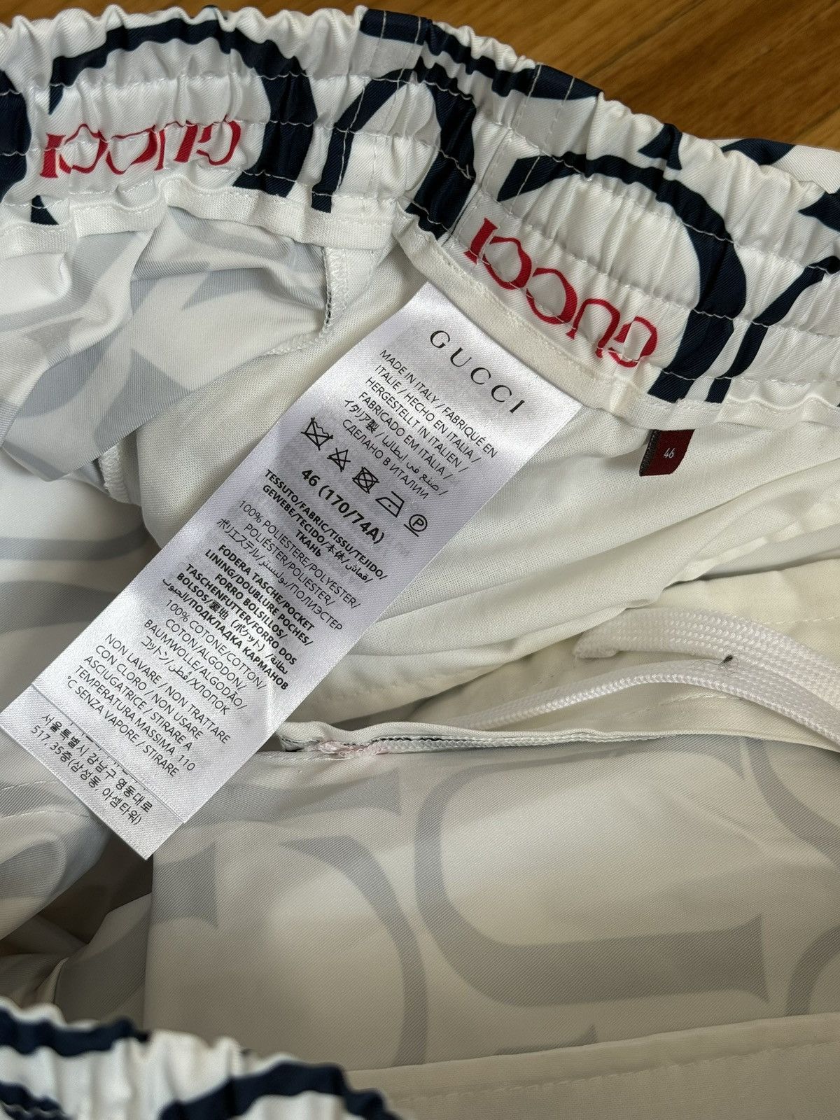 Gucci Gucci Logo Swin Trunks Size US 30 / EU 46 - 5 Thumbnail