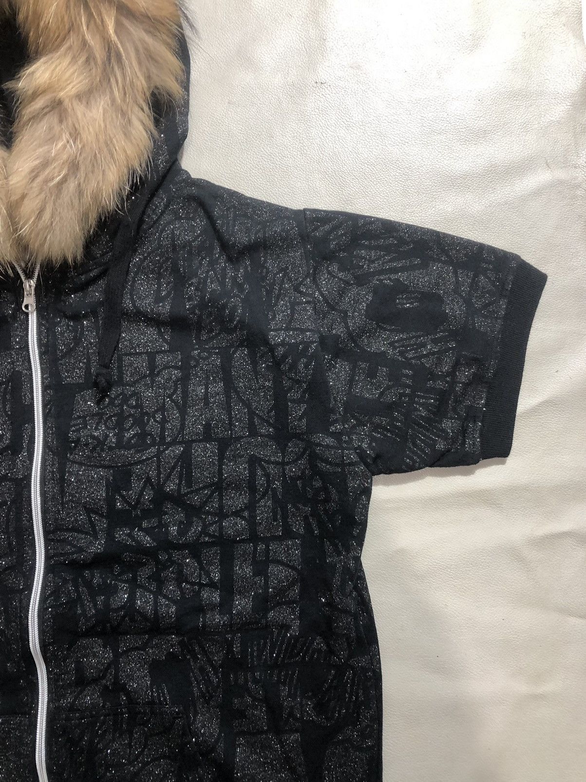 If Six Was Nine × Japanese Brand × Le Grande Bleu (L.G.B.) Japanese Gothic Poem Fur Hoodie Zip Ifsixwasnine Style Size US L / EU 52-54 / 3 - 4 Thumbnail