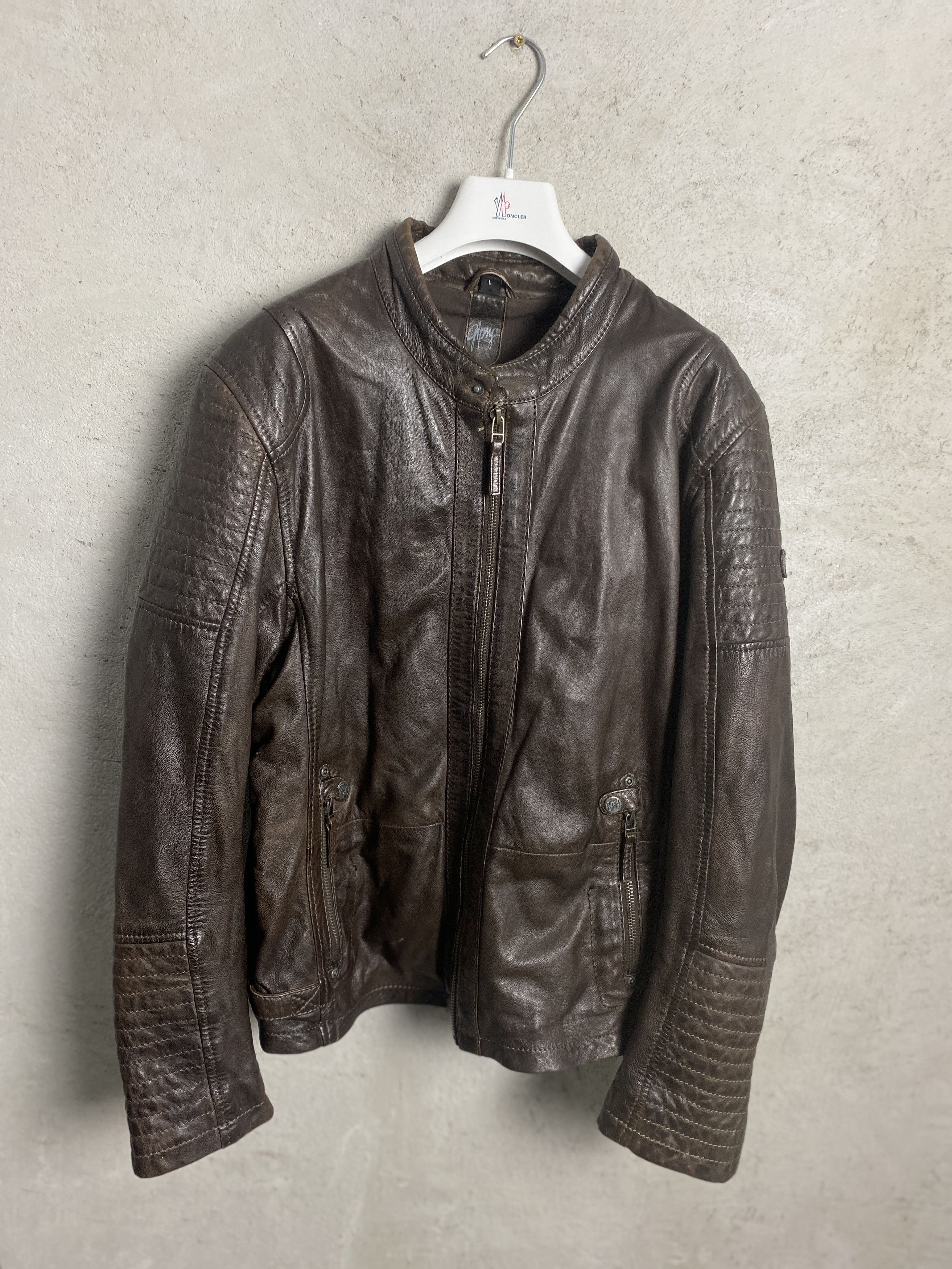 Gypsy Gipsy by Mauritius leather jacket brown y2k Size US L / EU 52-54 / 3 - 1 Thumbnail