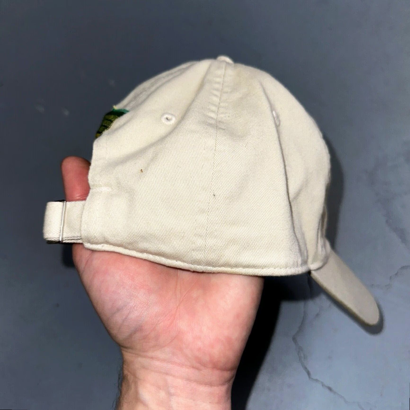 Nike VINTAGE Nike GO PRE Hat Cap Strap Back Swoosh 90s Tailwind Prefontaine White Men One Size Baseball Cap Logo Vintage Mens Hats Size ONE SIZE - 4 Thumbnail