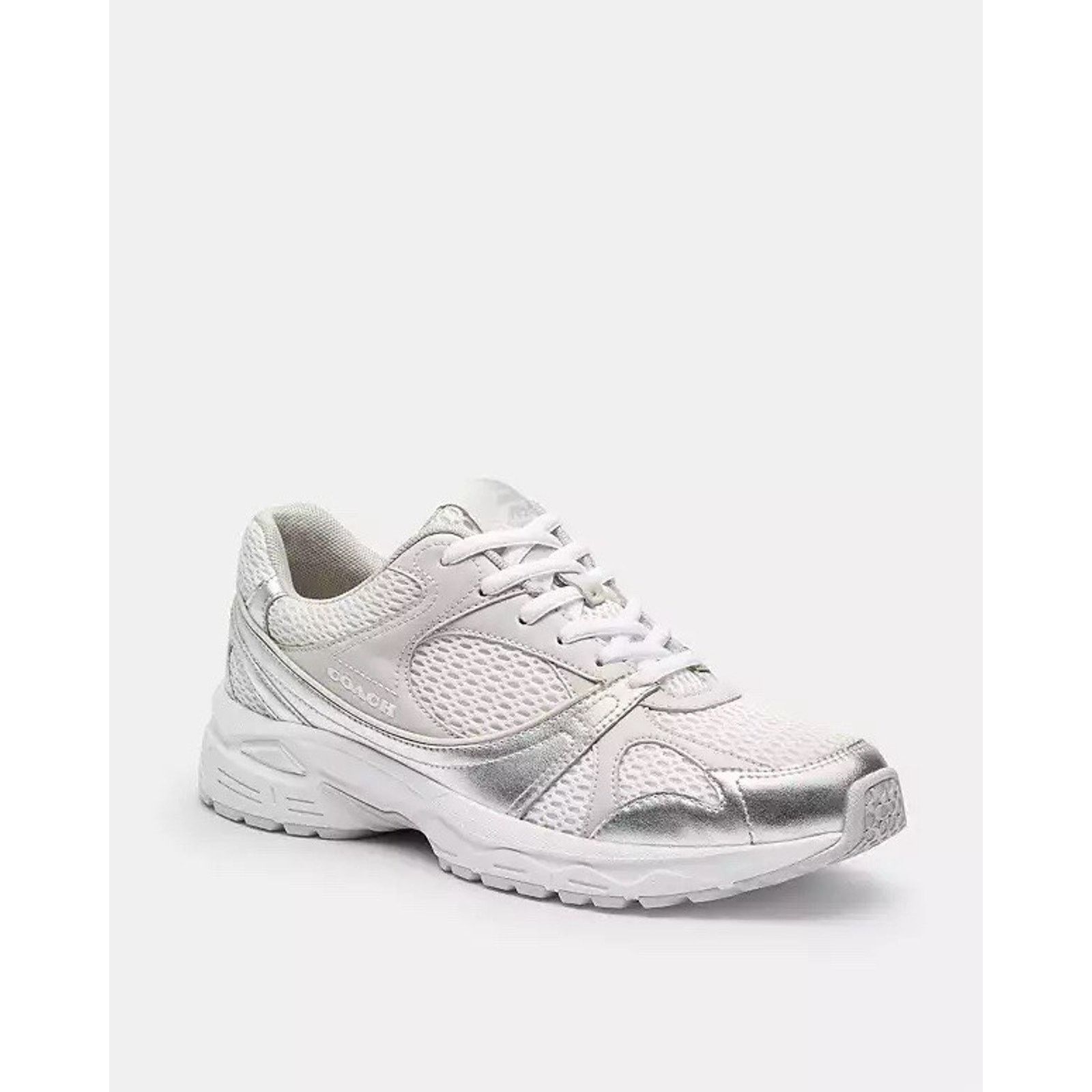 Coach NEW Coach woman's Sport Sneaker Light Grey CAS53 US 8 Size US 8 / IT 38 - 6 Thumbnail