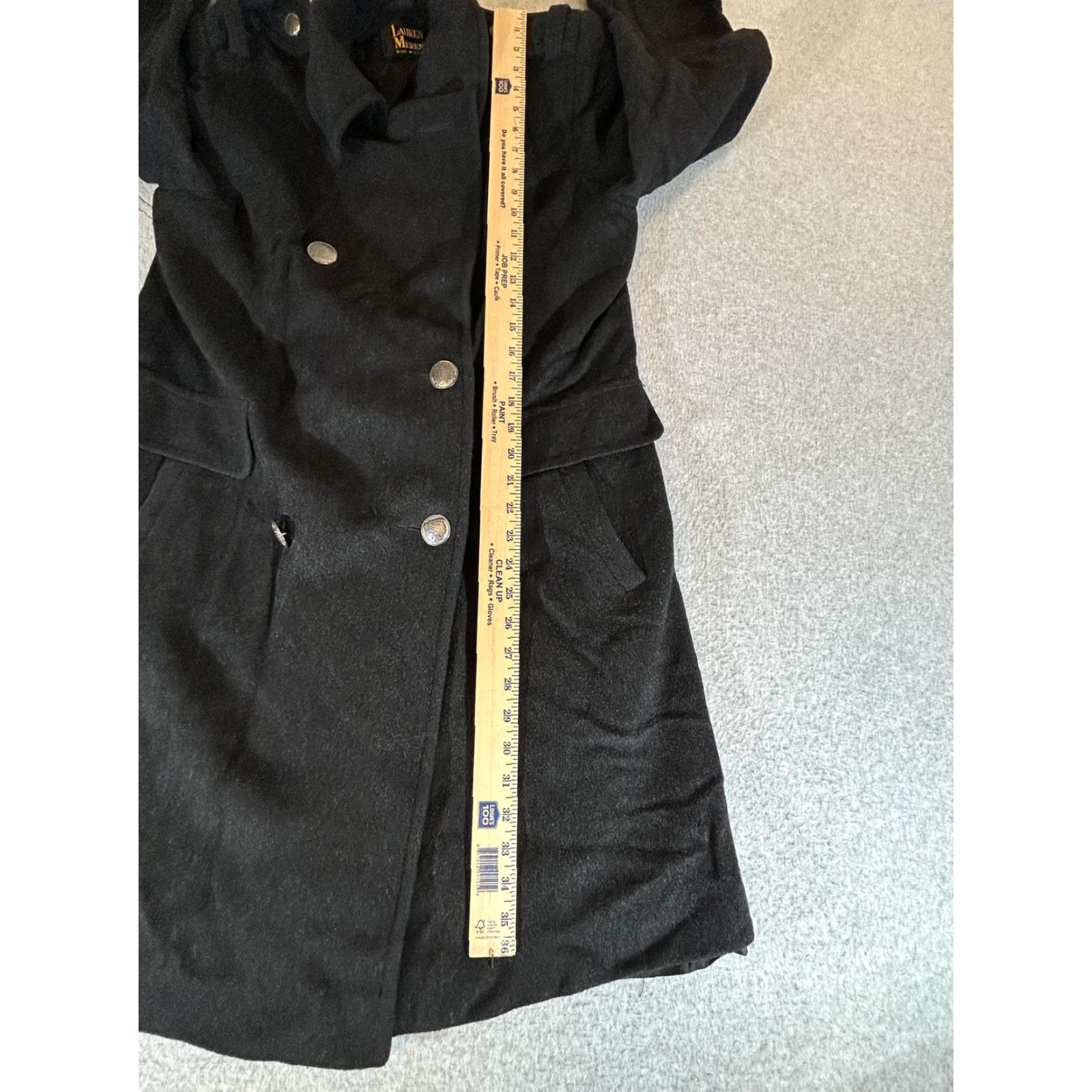 Doublet VINTAGE Lauren Meren Coat Women L Wool Double Breasted Military Trench Overcoat USA 80s Size L / US 10 / IT 46 - 6 Thumbnail
