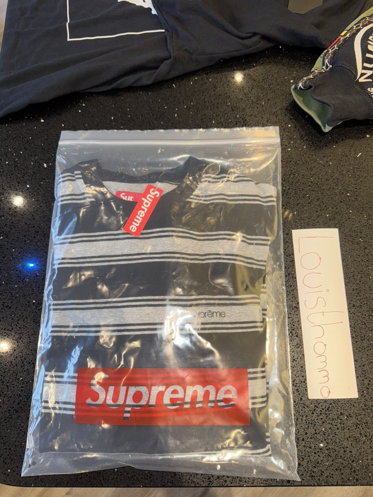 Supreme Supreme fw25 Stripe Pocket L/S Top Size US S / EU 44-46 / 1 - 4 Thumbnail