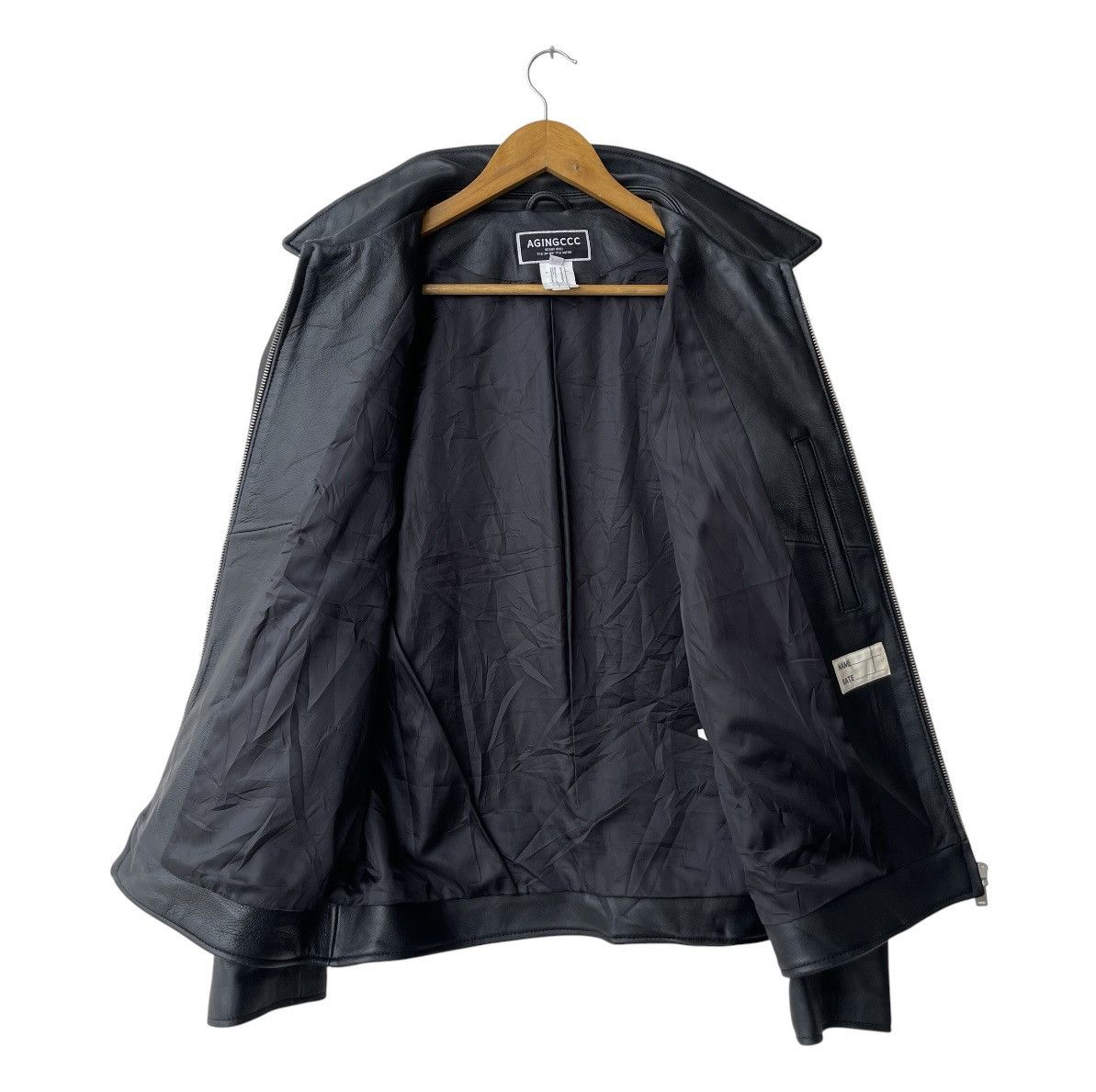 14th Addiction Archive AGINGCCC Lambskin Leather Single Rider Jacket Size US L / EU 52-54 / 3 - 3 Thumbnail