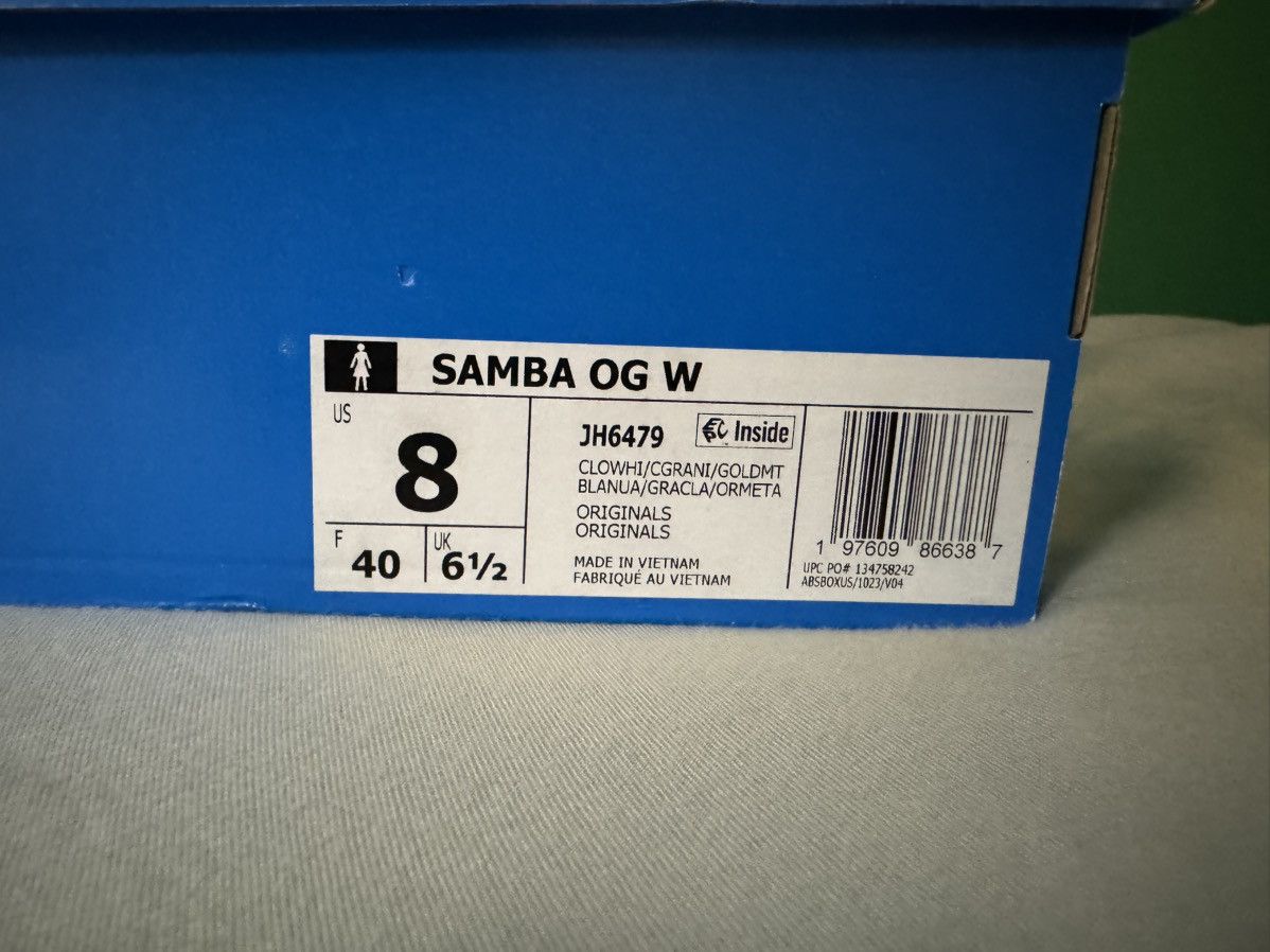 Adidas Adidas samba og white granite 2024 Size US 8 / IT 38 - 7 Thumbnail