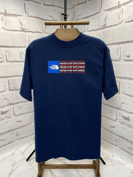 Vintage north face t hot sale shirt