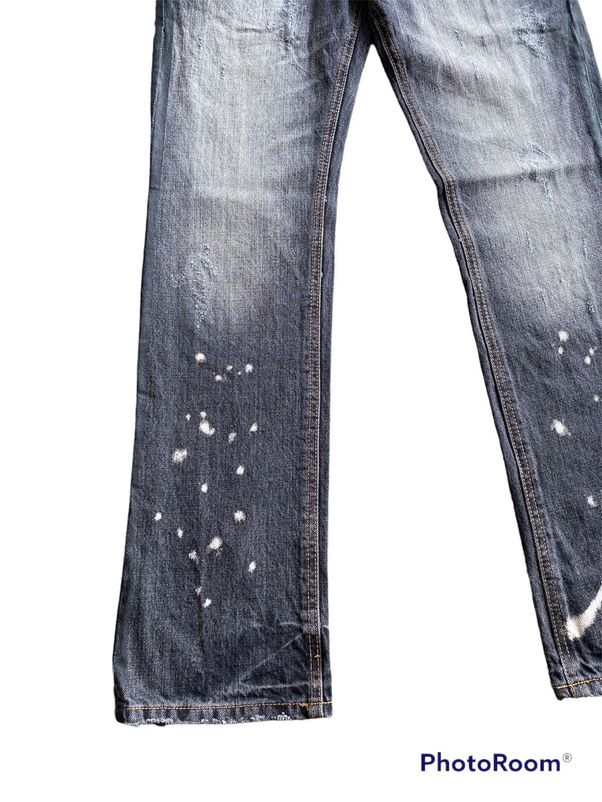 Hysteric Glamour × If Six Was Nine × Le Grande Bleu (L.G.B.) Japanese Vintage Heritage Stone Punk Black Jeans Size US 30 / EU 46 - 3 Thumbnail