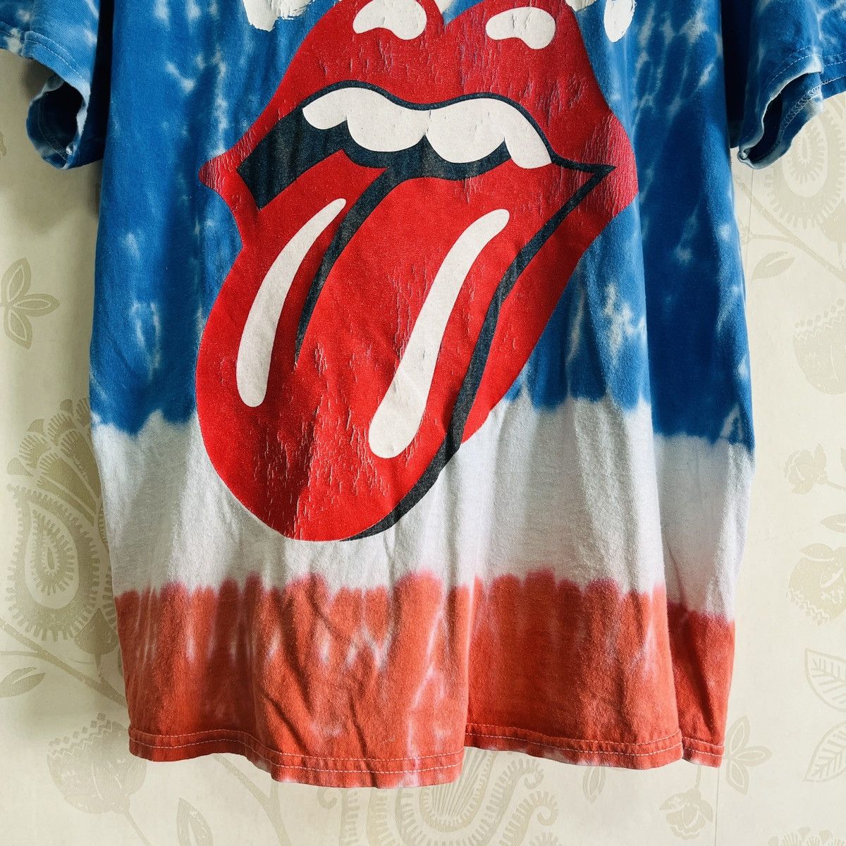 Band Tees × The Rolling Stones The Rolling Stones Concert Tour 2019 Big Logo Tie Dye TShirt Size US M / EU 48-50 / 2 - 7 Thumbnail