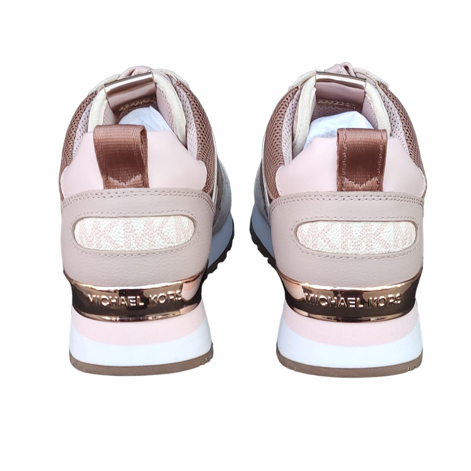 Michael Kors 🤩NEW 8.5 Michael Kors Womens Shoes Wilma Trainer Sneakers S Size US 8.5 / IT 38.5 - 4 Thumbnail