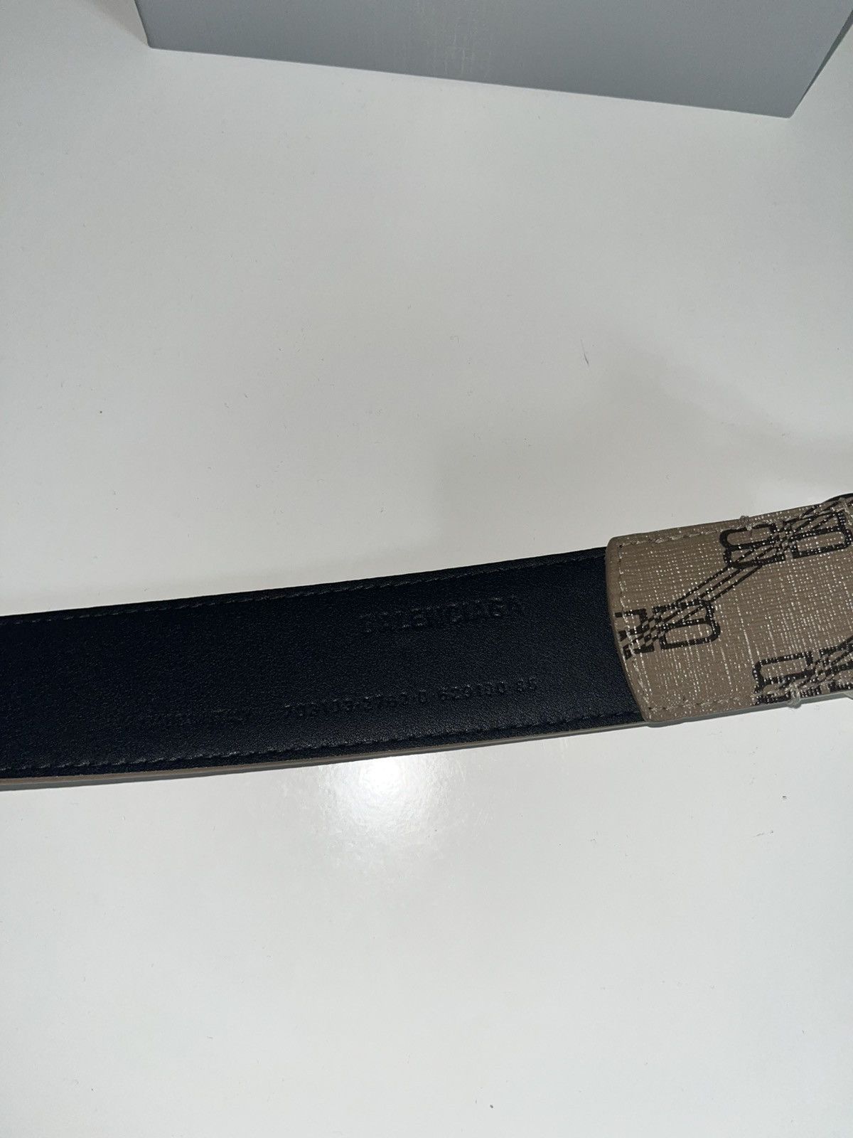 Balenciaga balenciaga monogram silver buckle belt Size 40 - 2 Thumbnail