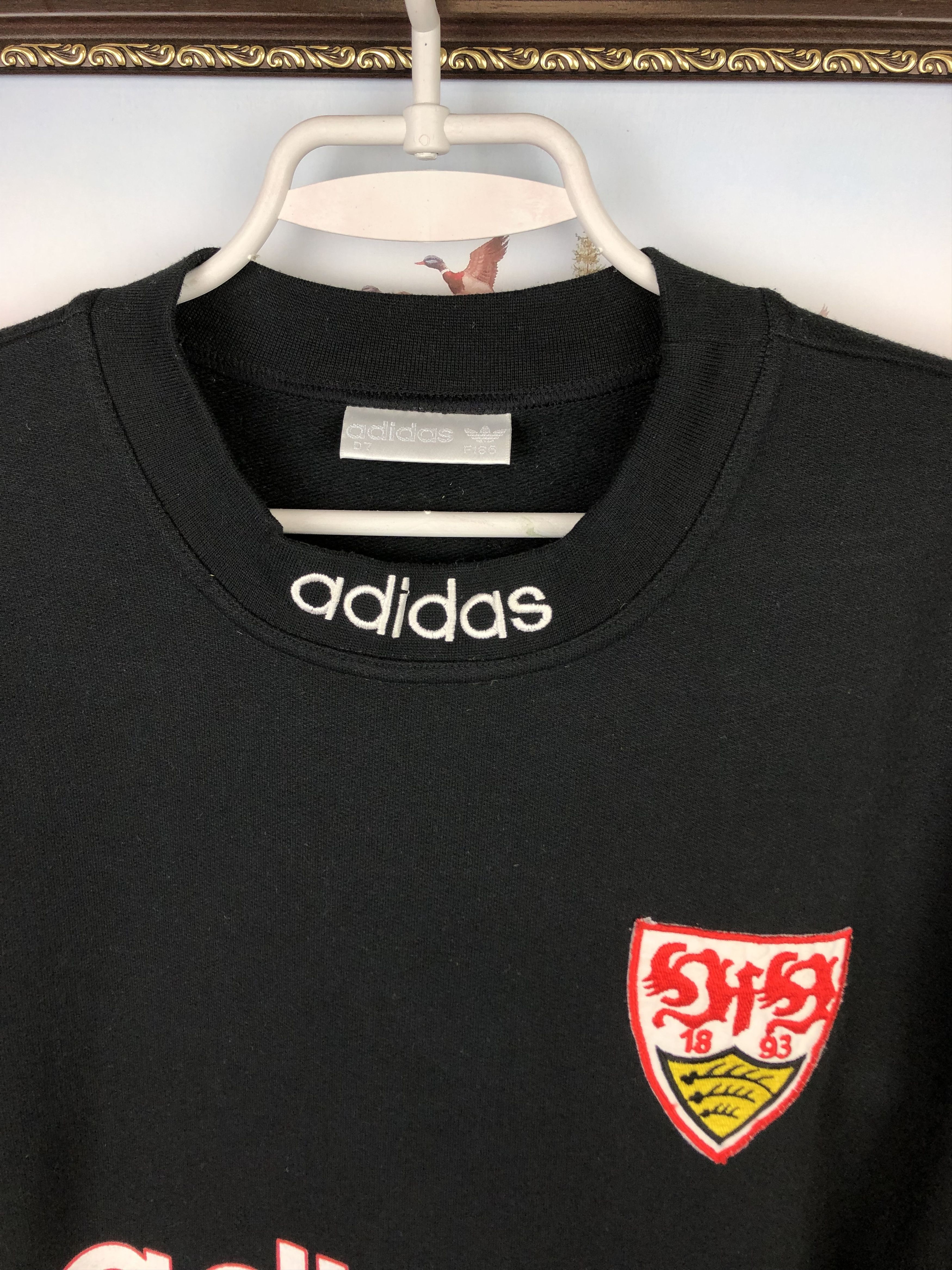 Adidas Vintage Adidas Stuttgart Football Sweatshirt Soccer Jacket Size US L / EU 52-54 / 3 - 3 Thumbnail