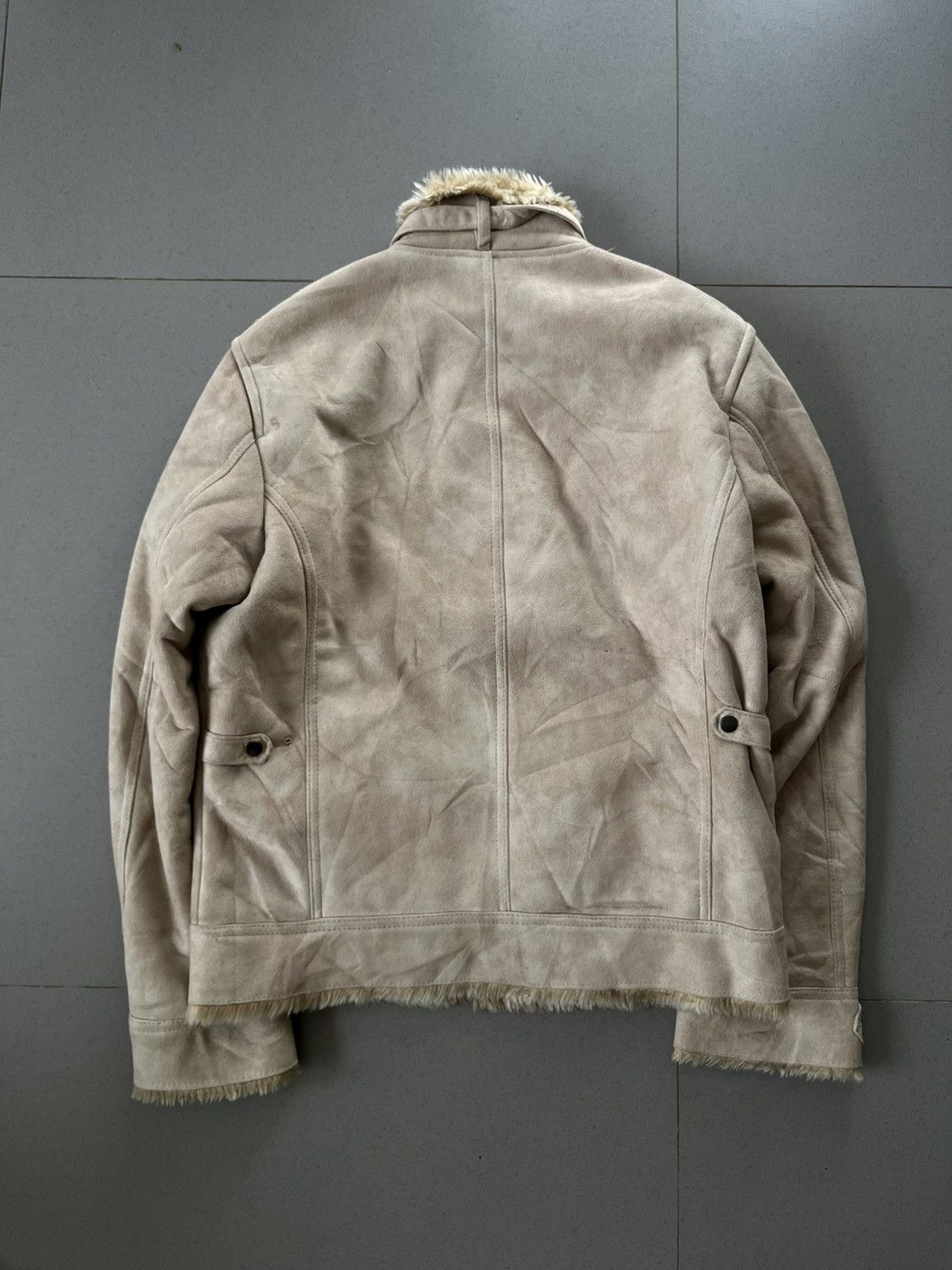 14th Addiction MALE & JAPANESE FUR BONDAGE BIKERS JACKET GOTHIC PUNK STYLE Size US M / EU 48-50 / 2 - 2 Thumbnail