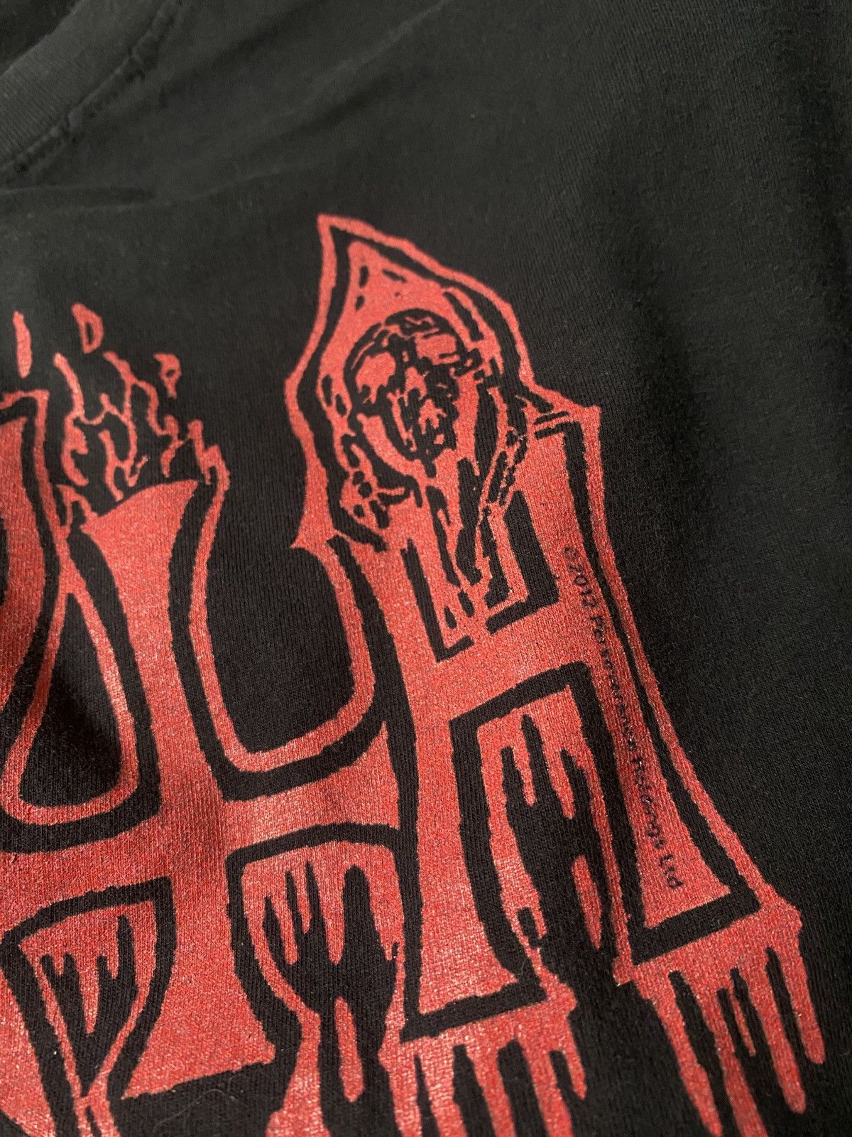 Band Tees Grail Very Rare Death Band Metal Scream Bloody Gore Promo Size US XL / EU 56 / 4 - 4 Thumbnail