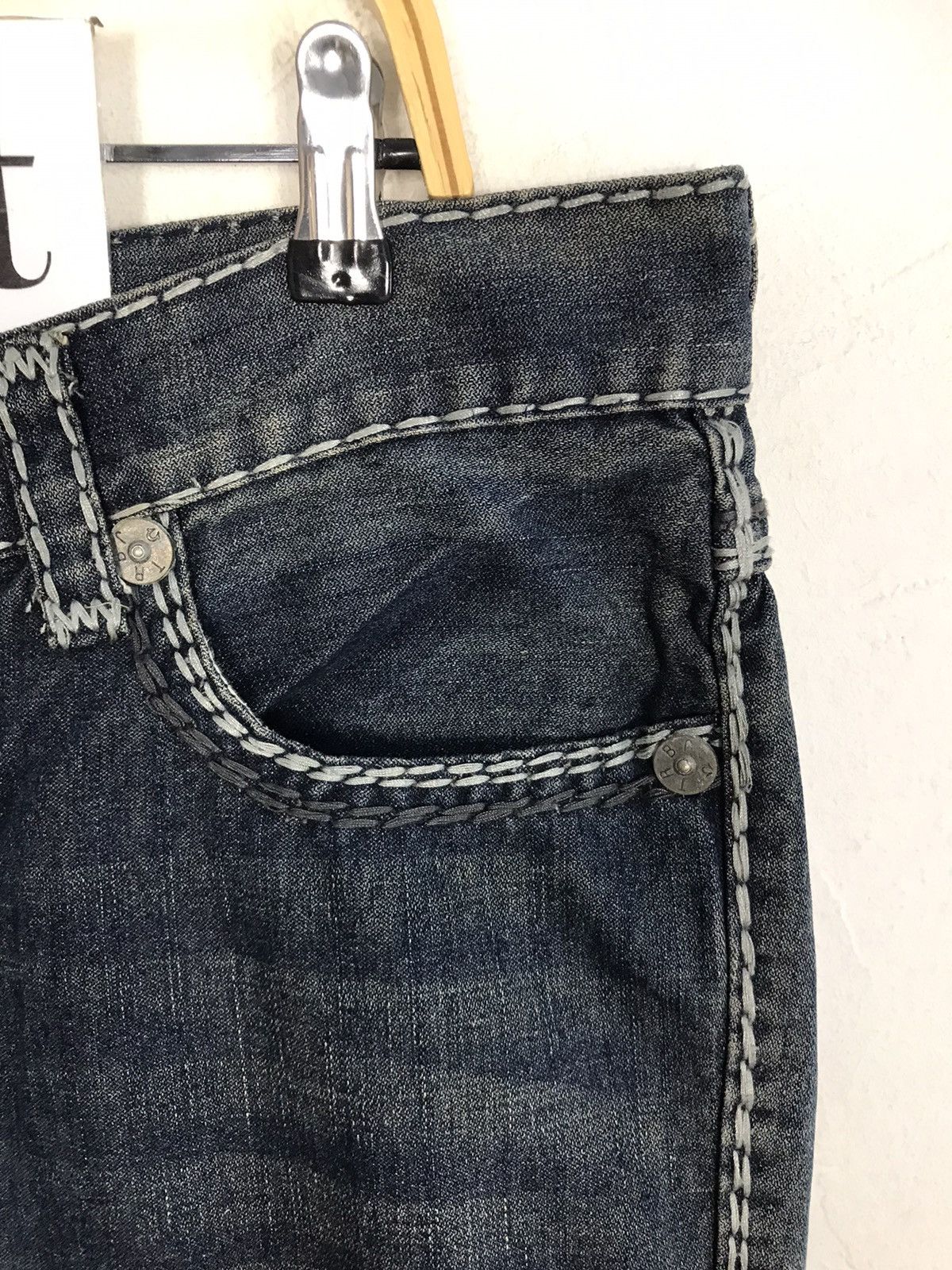 True Religion Vintage True Raligion Made in Usa Denim Jeans Size US 37 - 5 Thumbnail