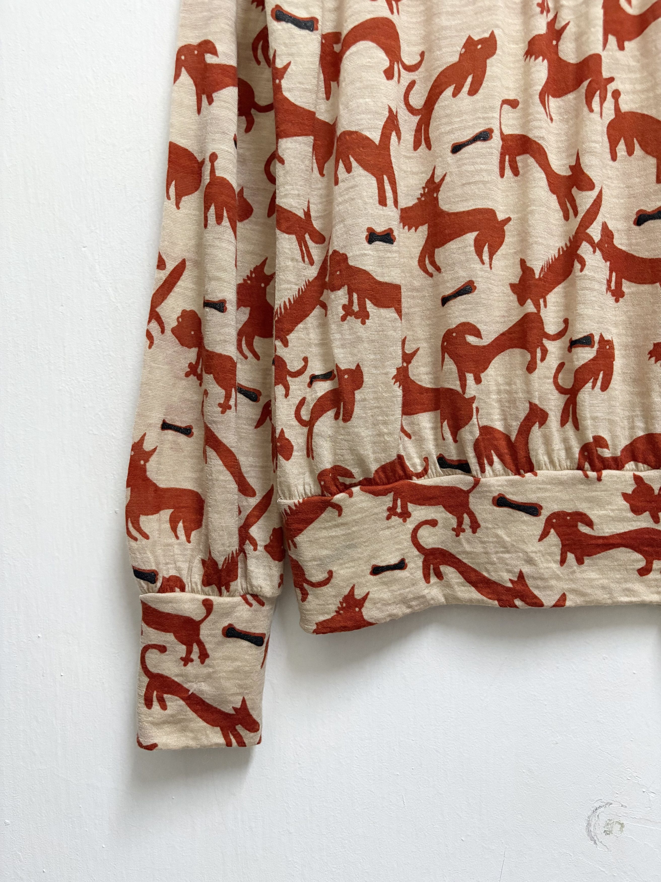 Issey Miyake × Japanese Brand × Tsumori Chisato 2000's Tsumori Chisato Issey Miyake Cat & Dog L/S T-Shirt Size M / US 6-8 / IT 42-44 - 4 Thumbnail
