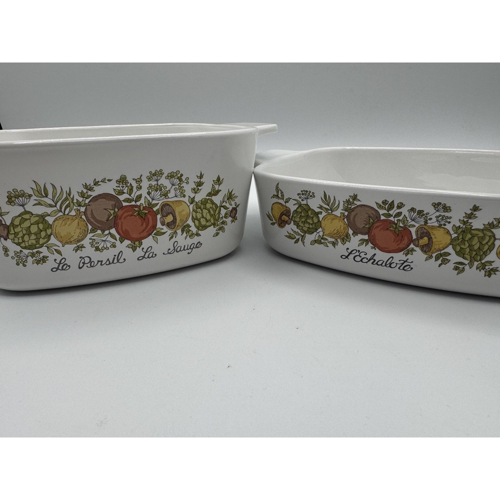Other 2pc Vintage Corning Ware Marjolaine Oven, Microwave Safe Size ONE SIZE - 2 Thumbnail