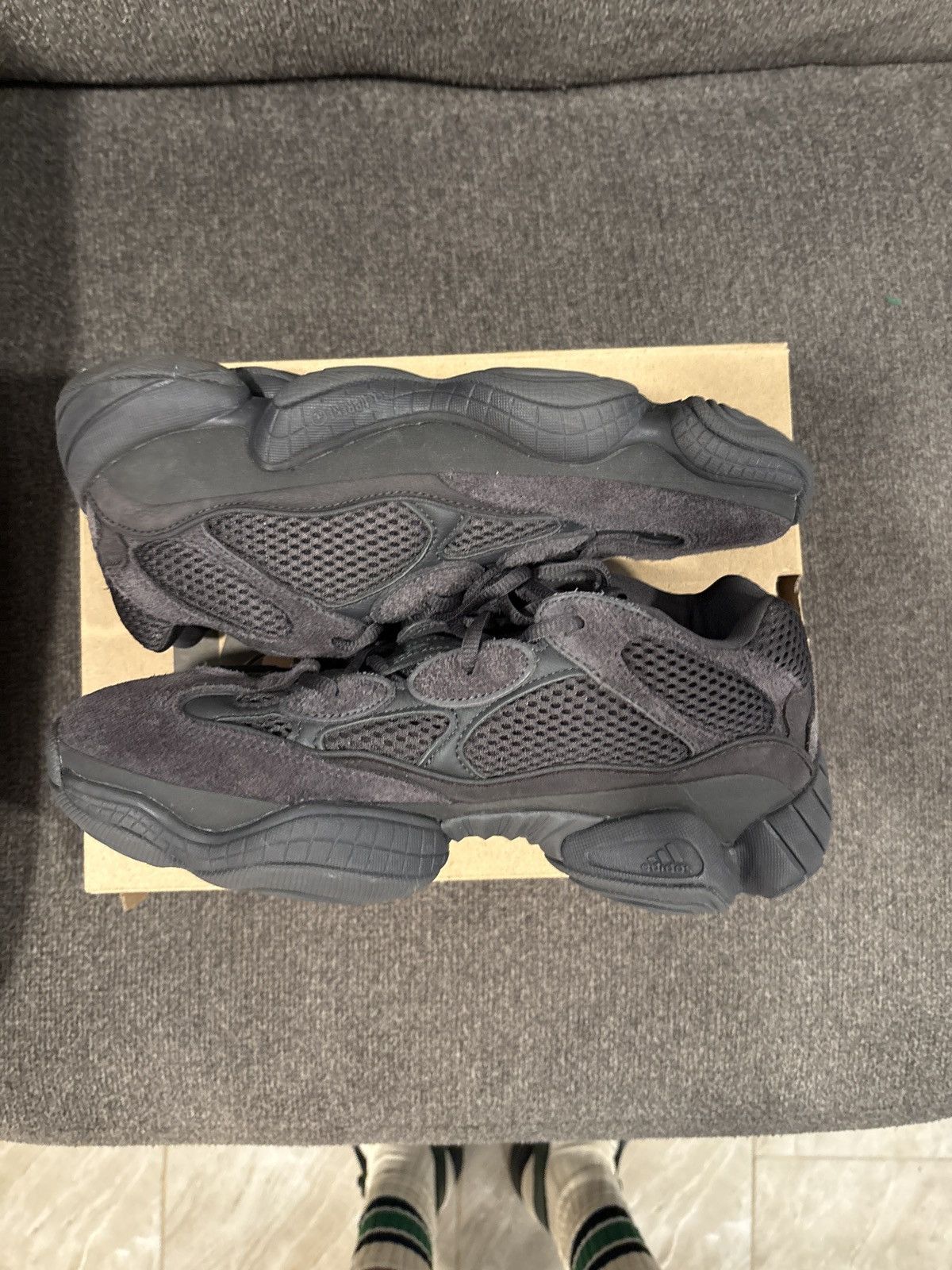 Yeezy Pirate Black Yeezy 500s Size US 9 / EU 42 - 3 Thumbnail