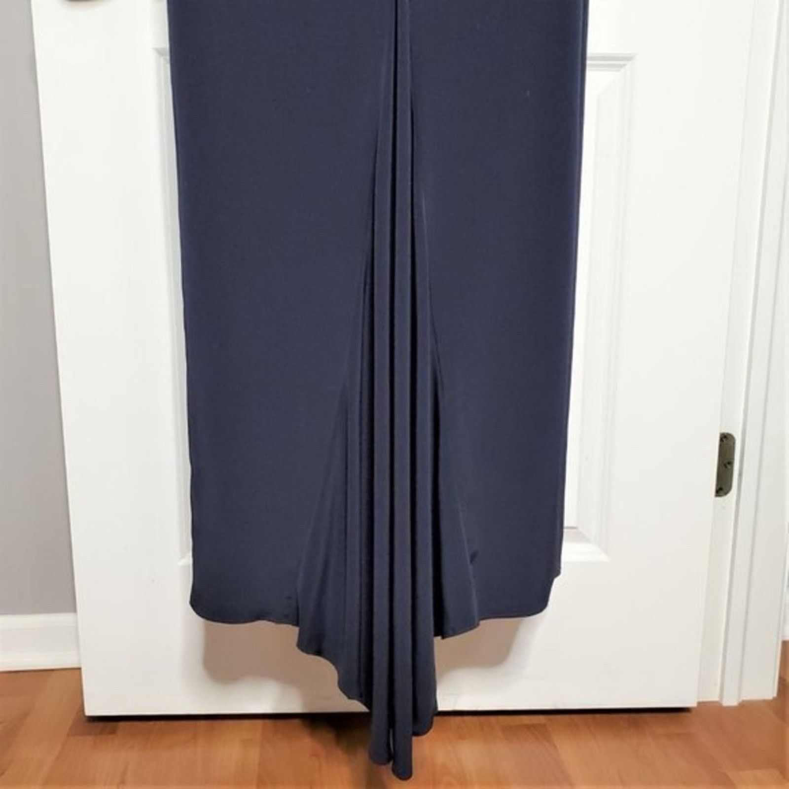 Designer Jovani Crystal Embellished Crisscross Formal Evening Gown 12 Size XL / US 12-14 / IT 48-50 - 6 Thumbnail