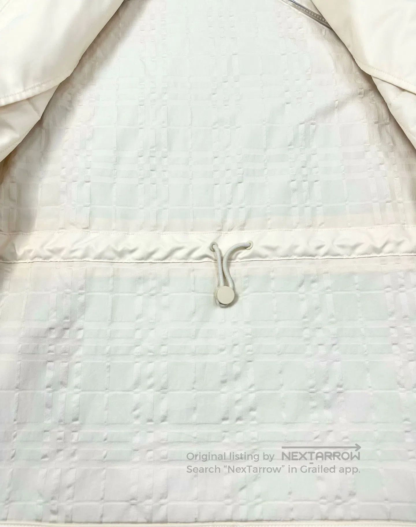 Burberry Burberry Ecru chest embroidered logo lined check cotton co Size XS / US 0-2 / IT 36-38 - 3 Thumbnail