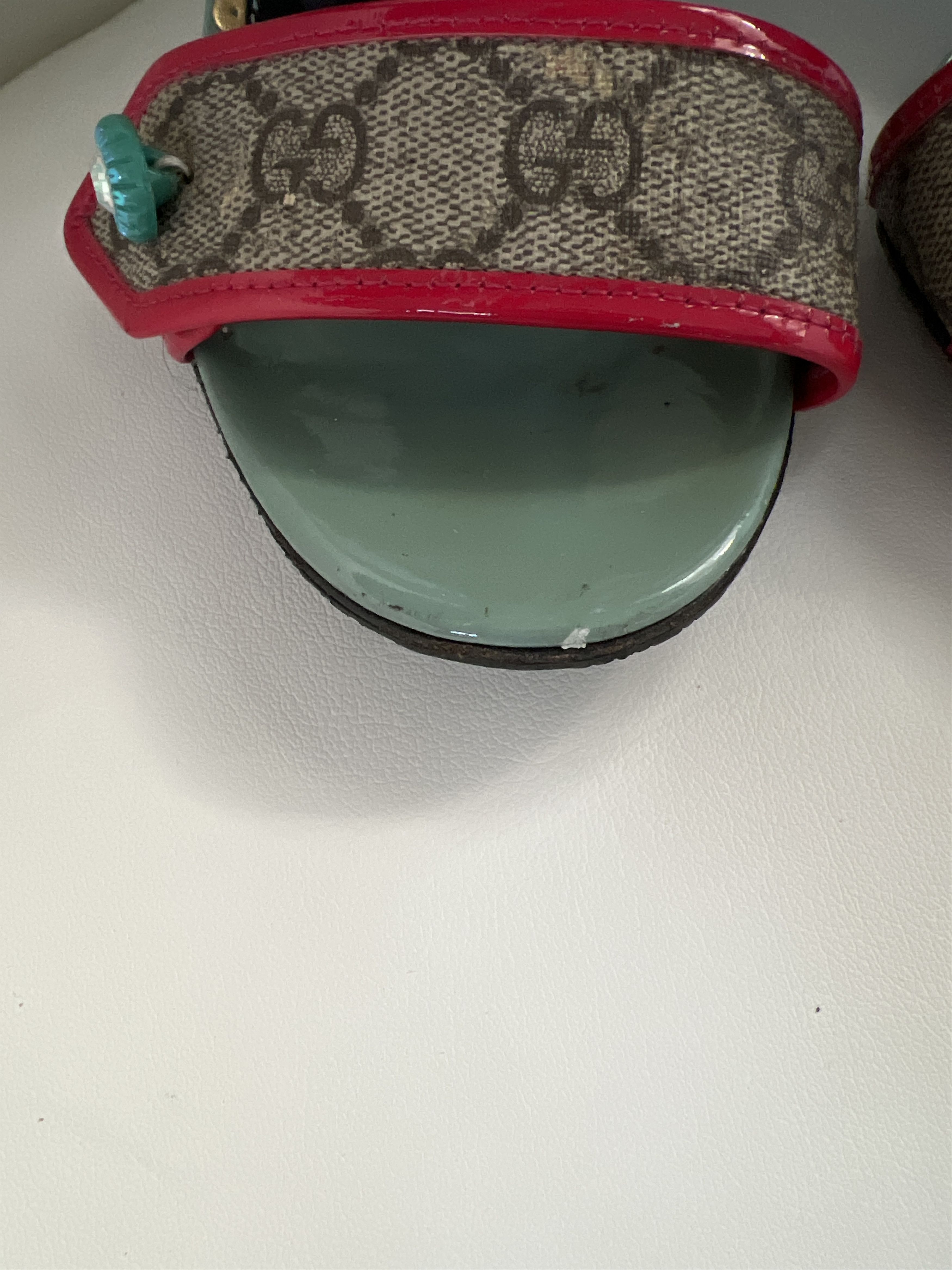 Gucci Gucci Monogram Sandals Size US 7 / IT 37 - 4 Thumbnail