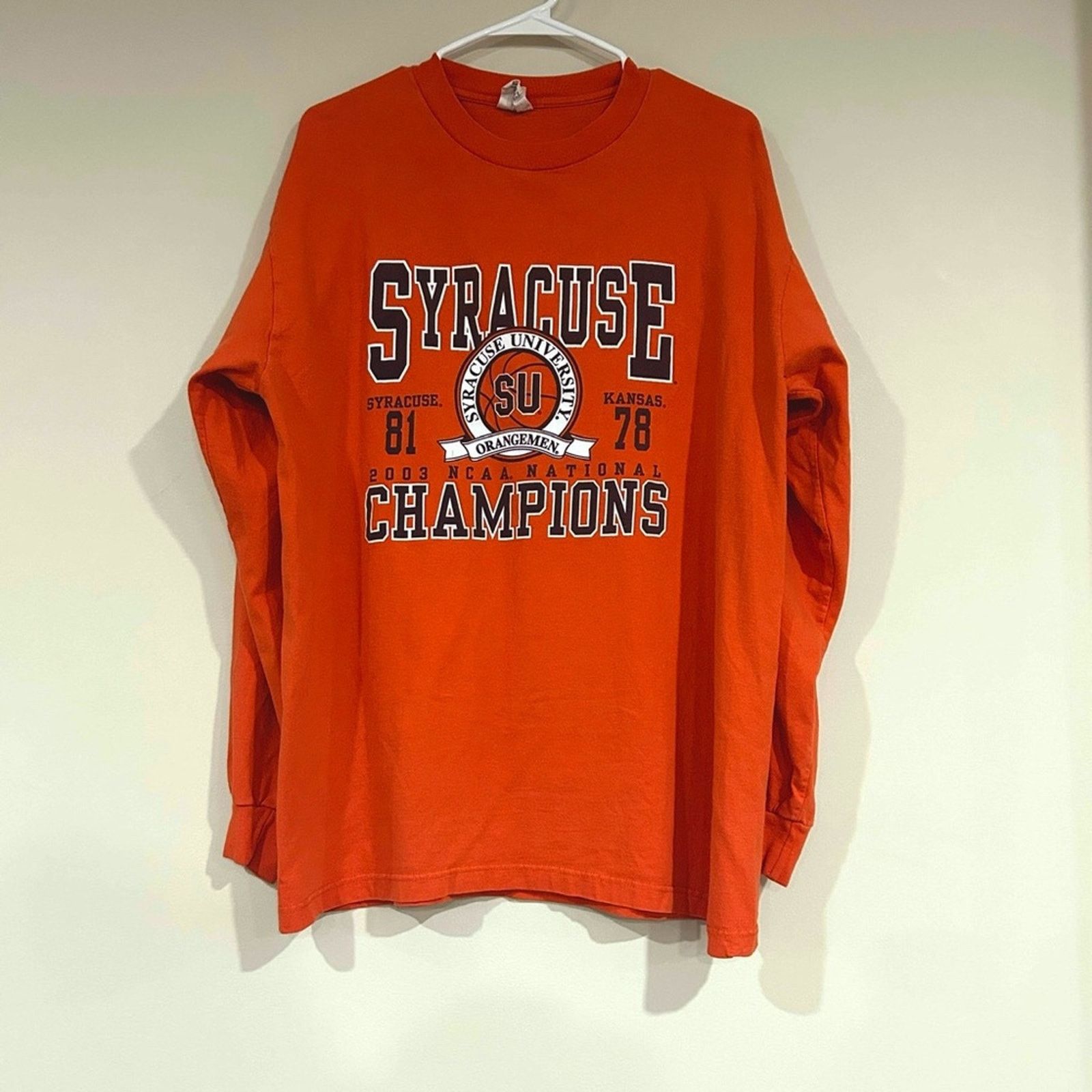 Other 2003 Syracuse Orange Basketball Champions Shirt Size US XL / EU 56 / 4 - 1 Thumbnail