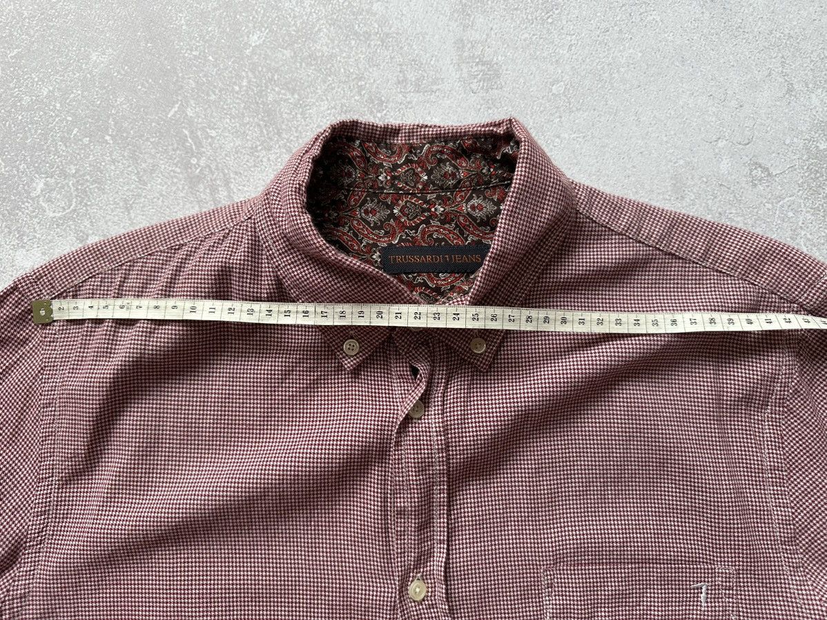 Trussardi × Vintage Shirt Long sleeve Trussardi Jeans Vintage Streetwear size 42 Size US L / EU 52-54 / 3 - 8 Thumbnail