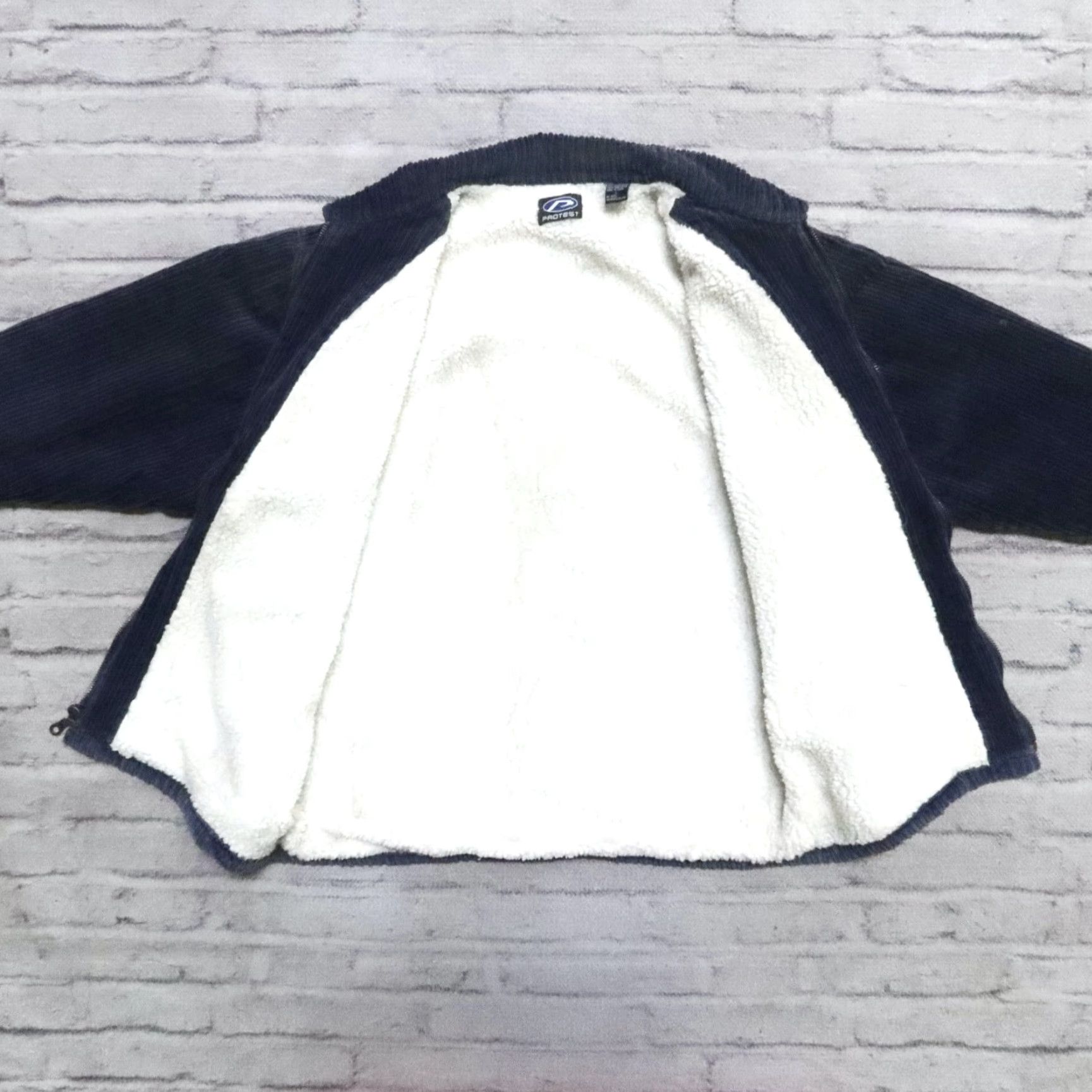 Vintage Vintage Protest Corduroy Jacket Navy Blue L Mens Jacket Size US L / EU 52-54 / 3 - 6 Thumbnail