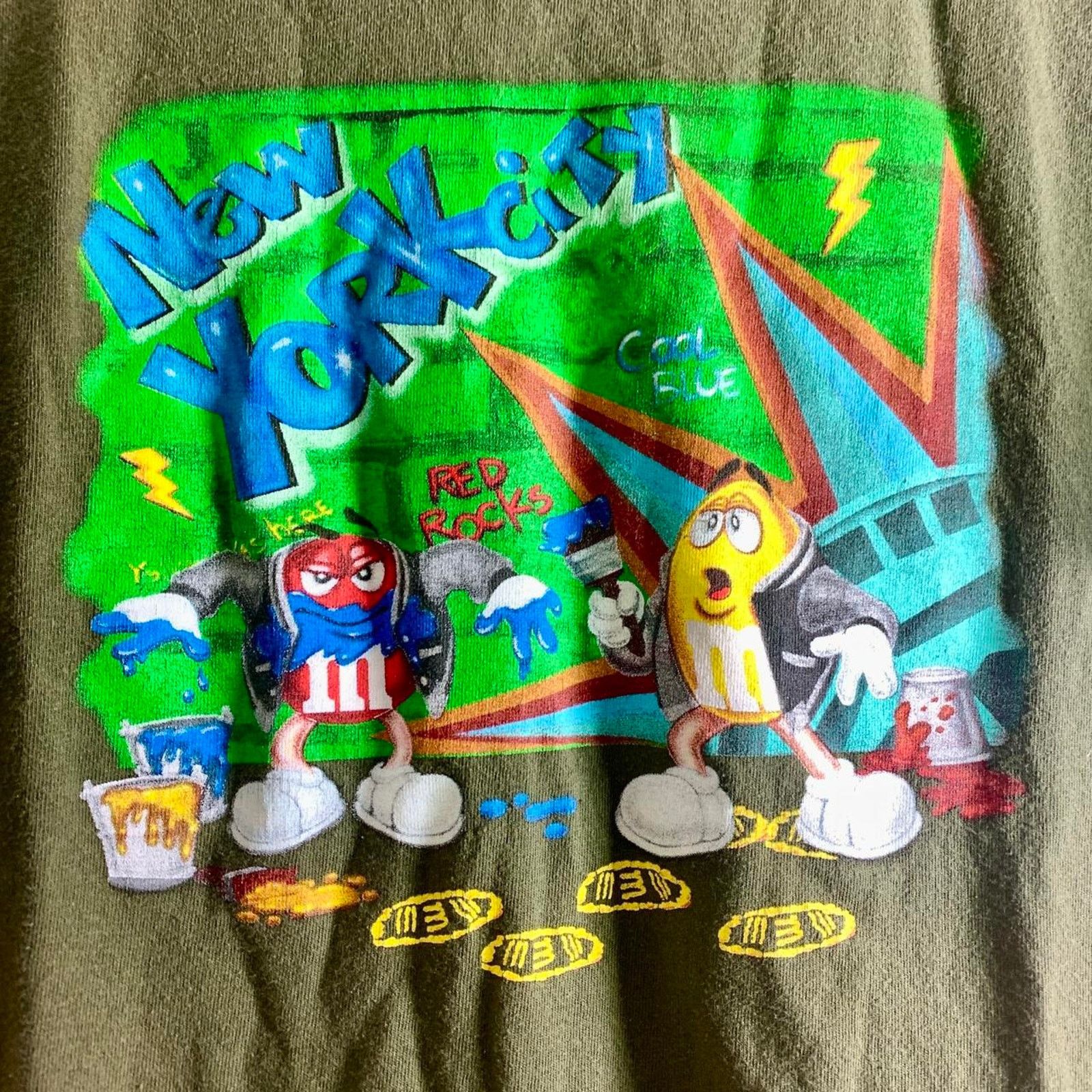 Vintage vintage 2009 M&M’S CHOCOLATE CANDY NEW YORK CITY tee shirt M Size US M / EU 48-50 / 2 - 1 Thumbnail