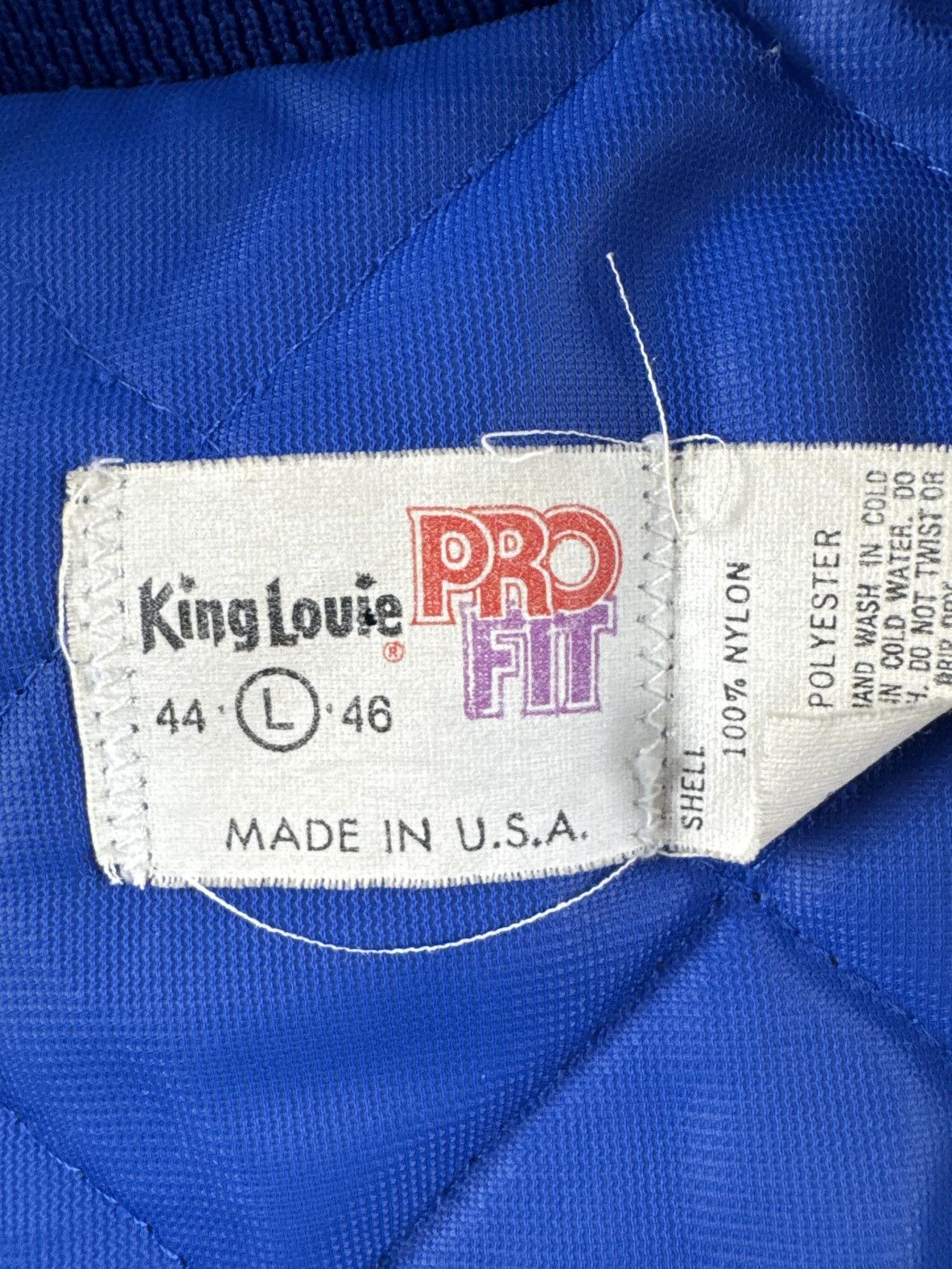 Vintage Vintage 80s King Louie Union Satin Jacket Eagle Flag USA L Size US L / EU 52-54 / 3 - 15 Thumbnail