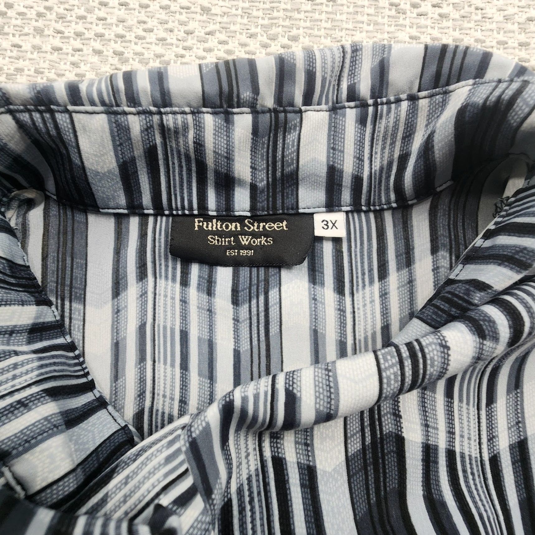Vintage VINTAGE Fulton Street Shirt Works Men’s Plaid Short Sleeve Button-Up 3XL Pullover Casual Retro Size US XXL / EU 58 / 5 - 2 Thumbnail