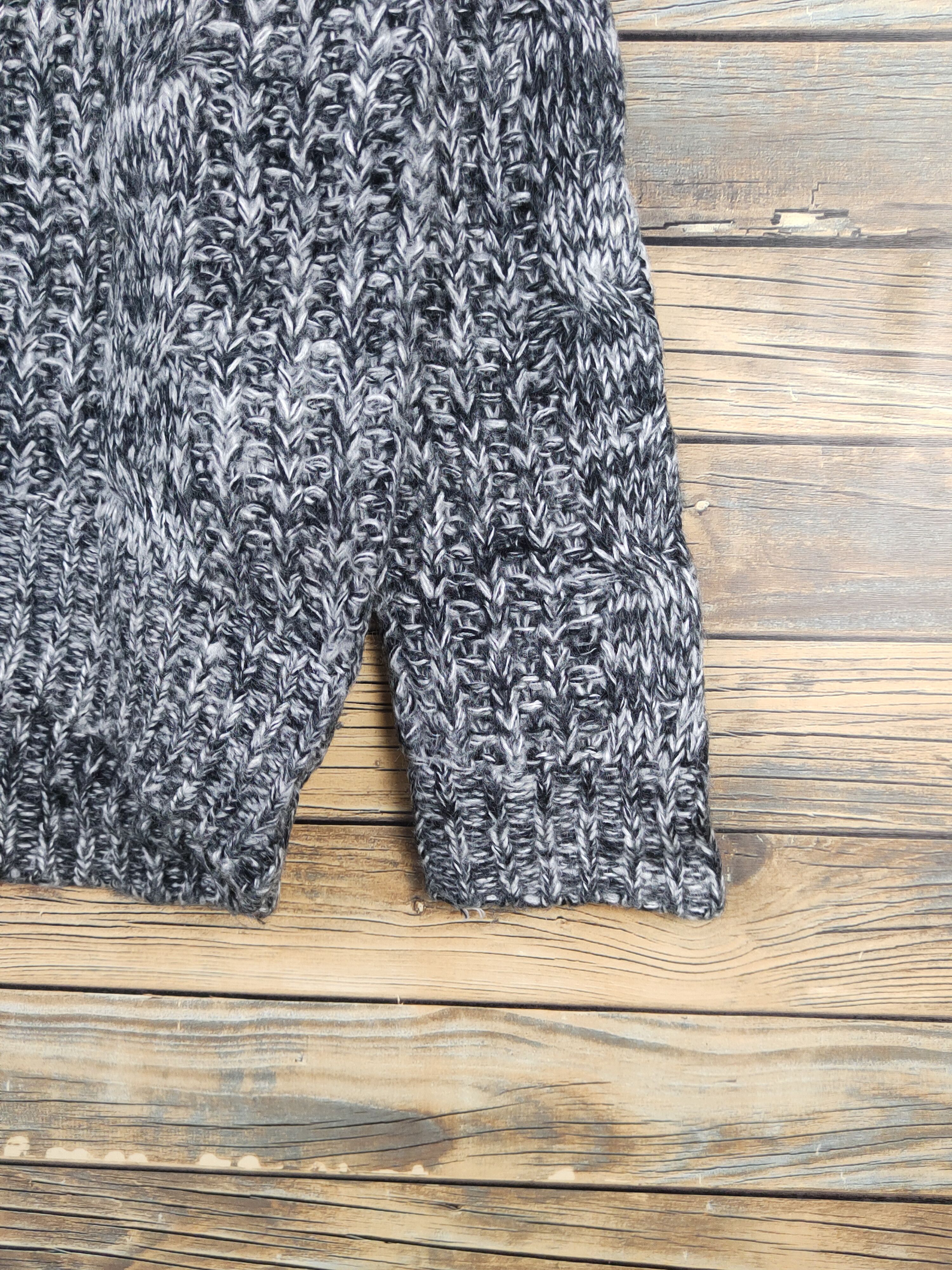 Japanese Brand Sugar Spoon Black White Knitwear Sweatshirts #W1235 Size US XL / EU 56 / 4 - 6 Thumbnail