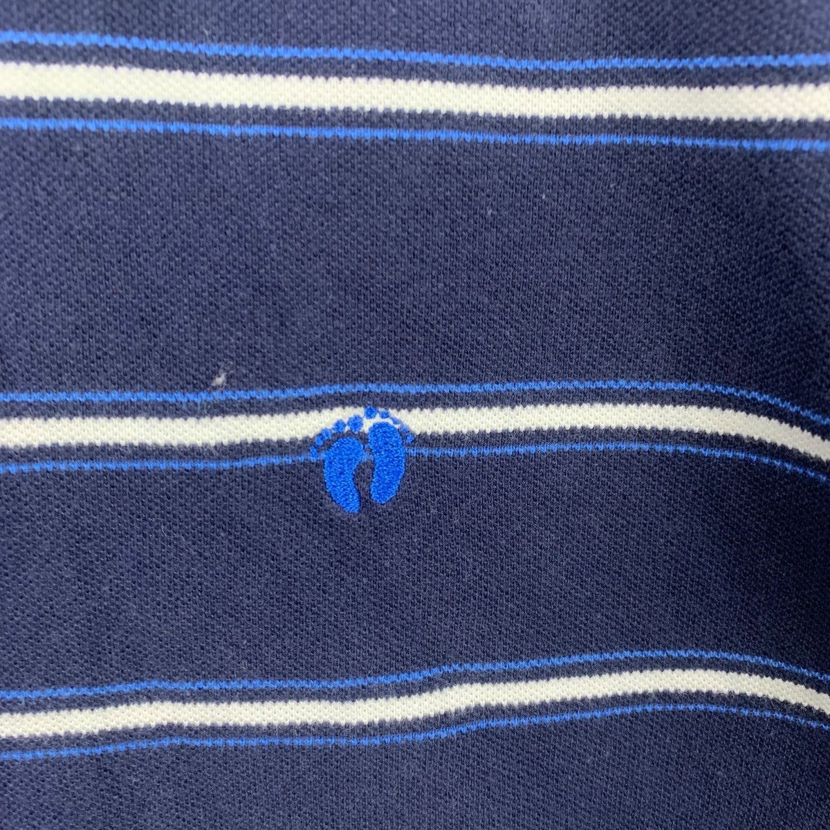 Hang Ten Vintage HANG TEN HAWAII Embossed Logo Striped Polo Tee Size US M / EU 48-50 / 2 - 3 Thumbnail