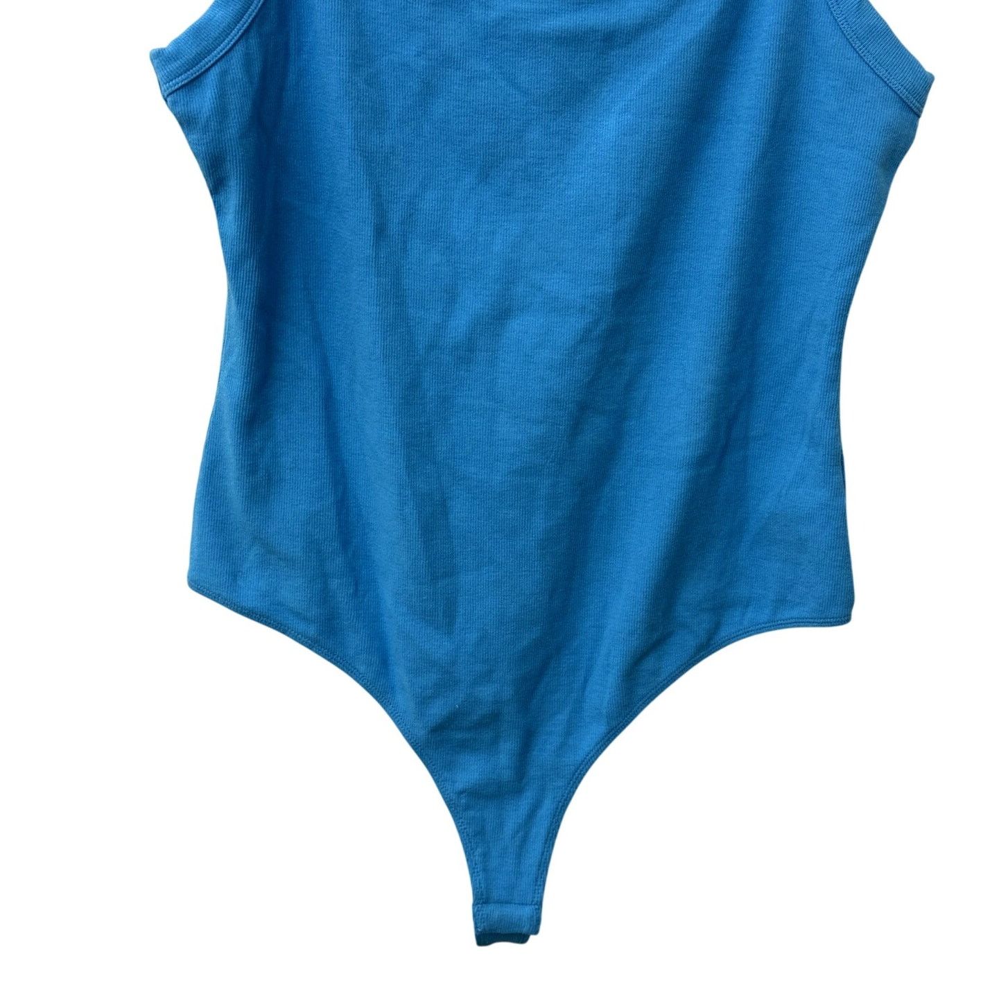 Other Elodie Tank Bodysuit Sleeveless Ribbed Blue Women's XL NWOT Size XL / US 12-14 / IT 48-50 - 3 Thumbnail