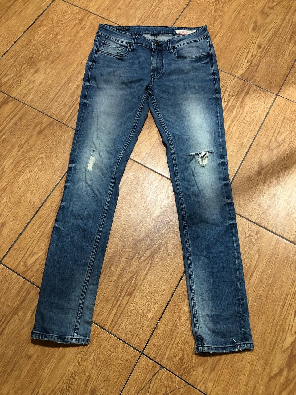 Ed Hardy Ed Hardy Skuller Jeans Born To Raise Hell Distressed Size 30" / US 8 / IT 44 - 20 Thumbnail