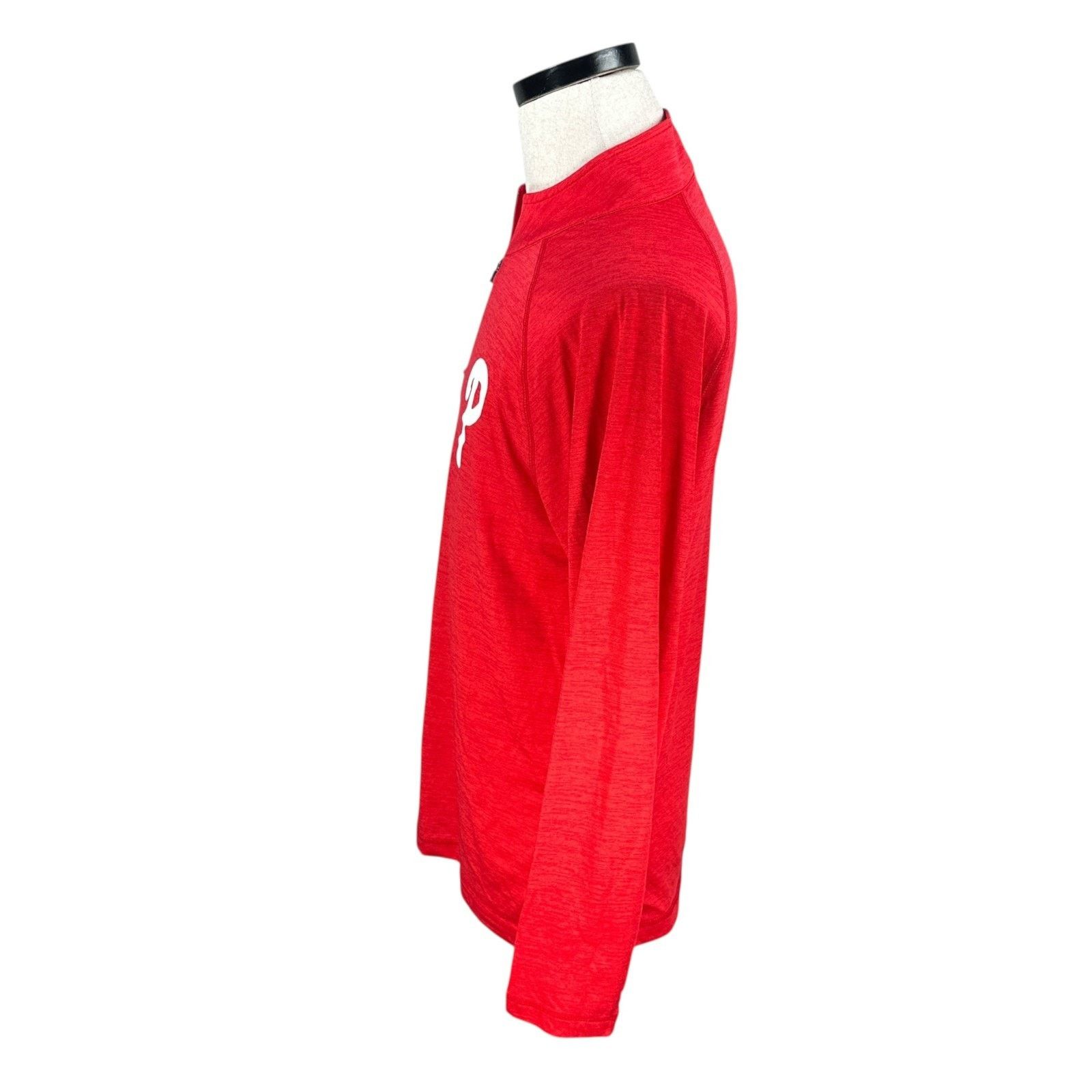 Majestic Majestic Philadelphia Phillies Baseball Jacket Men L Red Zip Size US L / EU 52-54 / 3 - 3 Thumbnail