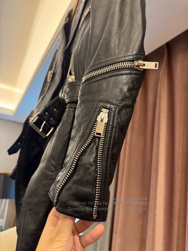 Saint Laurent Paris Saint Laurent Paris size 36 Goat Leather Jacket Size M / US 6-8 / IT 42-44 - 3 Thumbnail