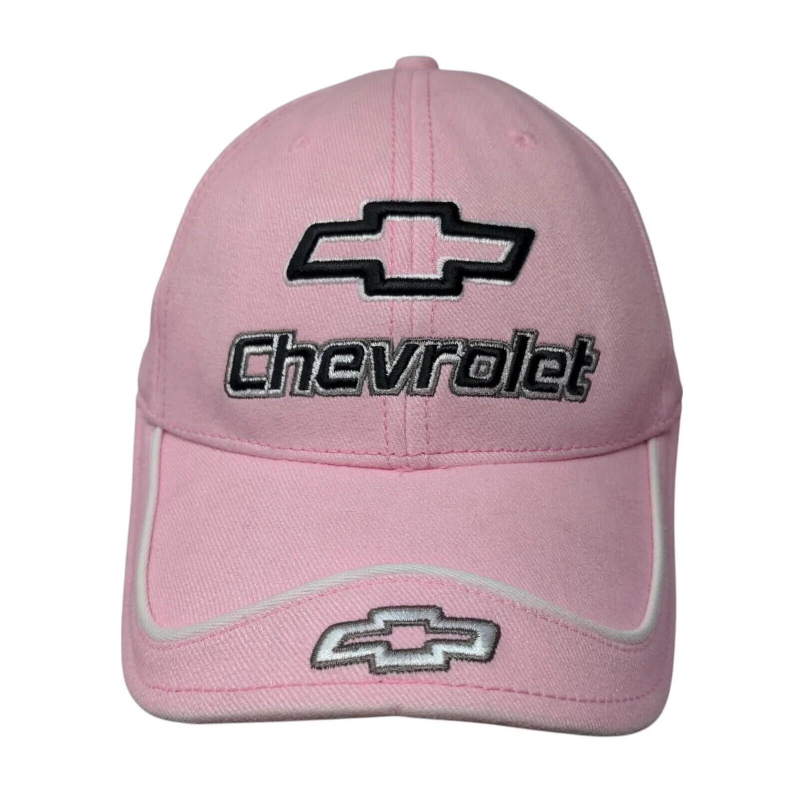 Chevrolet 2000s Chevrolet Logo Pink Strapback Hat Racing GM OSFA Clean Size ONE SIZE - 1 Thumbnail