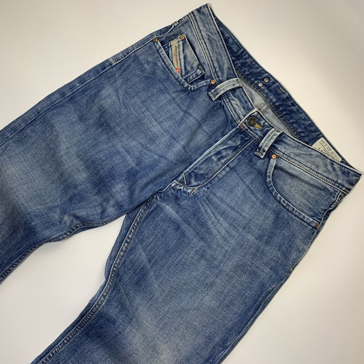 Diesel Diesel Straight Pants Denim Vintage Jeans Size US 33 - 11 Thumbnail